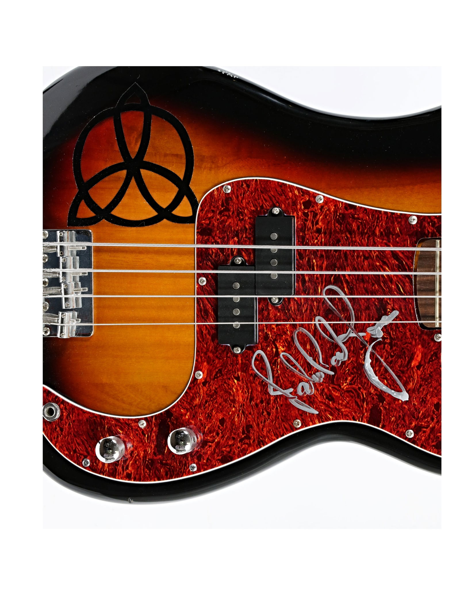 John Paul Jones Autographed Laurel Precision style Electric Guitar with COA (1 of 10)