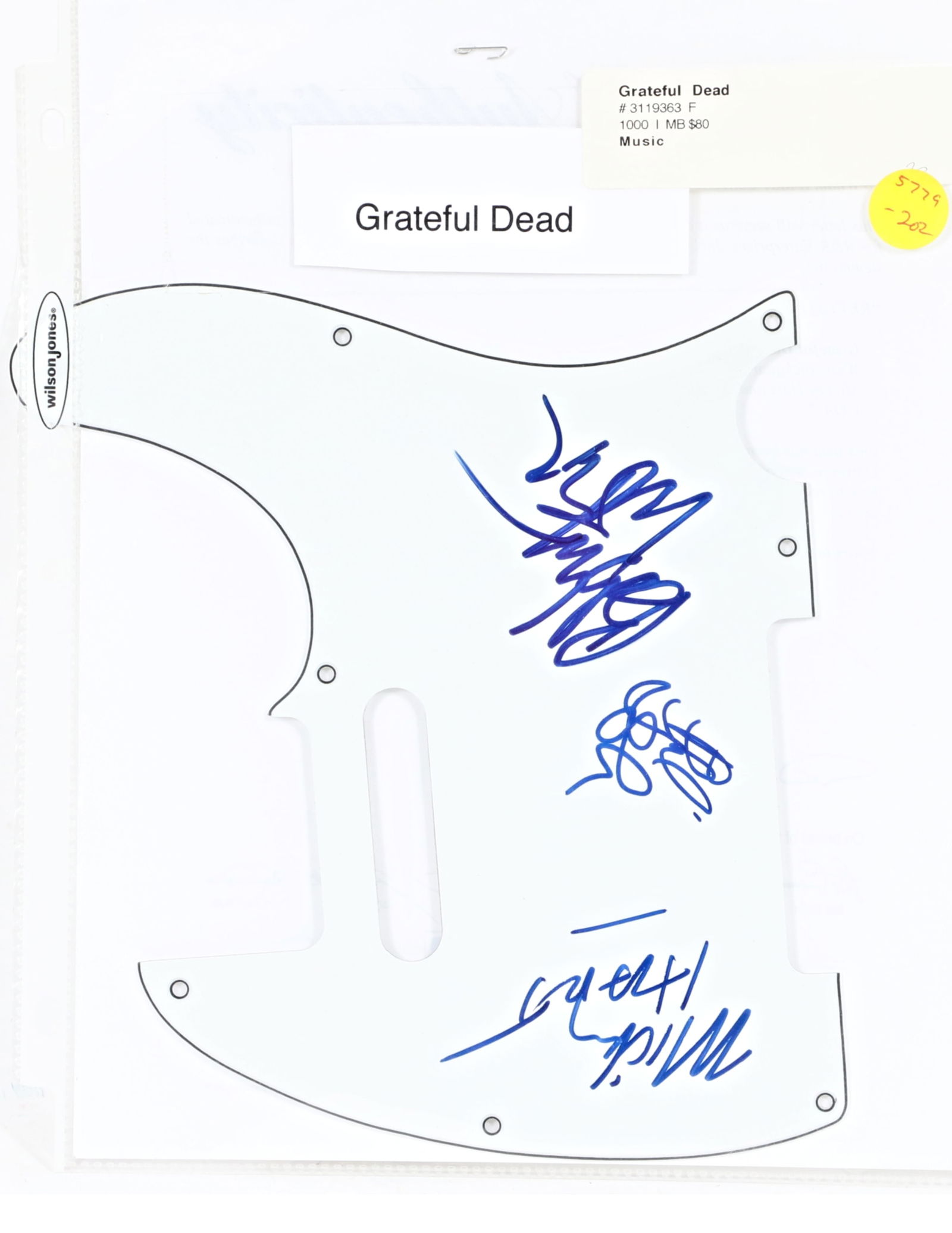 Grateful Dead Autographed Pickguard PSA/DNA (1 of 4)