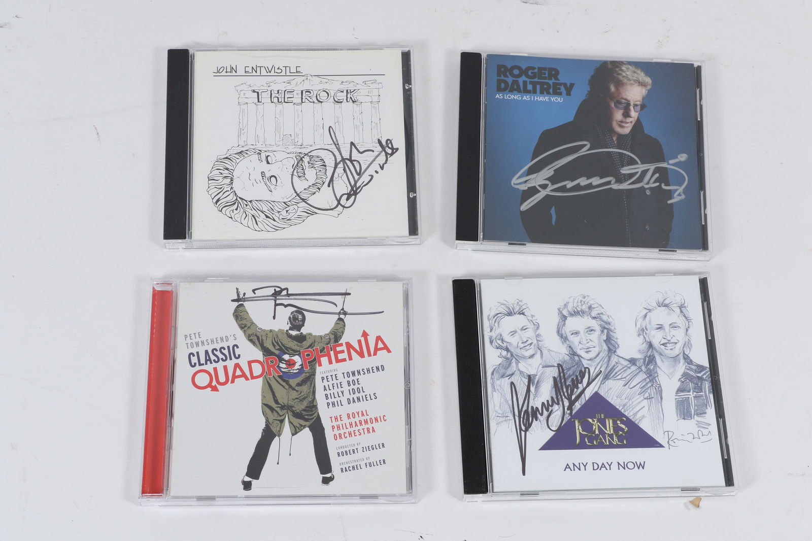 4 Autographed The Who CD's (1 of 7)