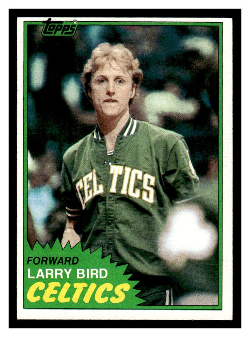 1981-82 Topps Larry Bird Basketball Card #4, Lot of 4 (1 of 4)