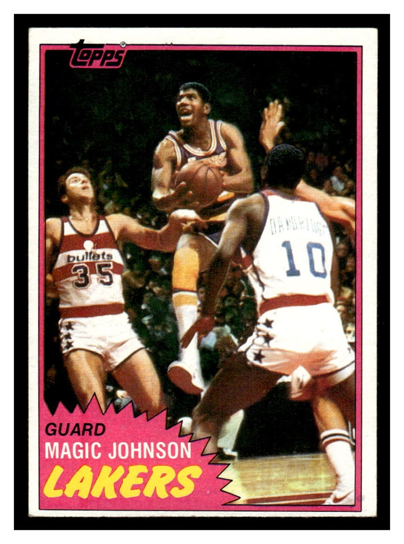 1981-82 Topps Magic Johnson, Dr. J. & Jabbar Basketball Cards Lot of 8 (1 of 8)