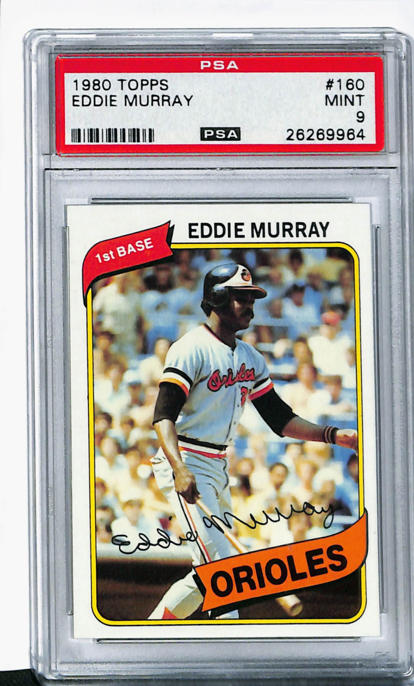 1980 Topps Eddie Murray Baseball Card #160 PSA 9 Mint (1 of 2)