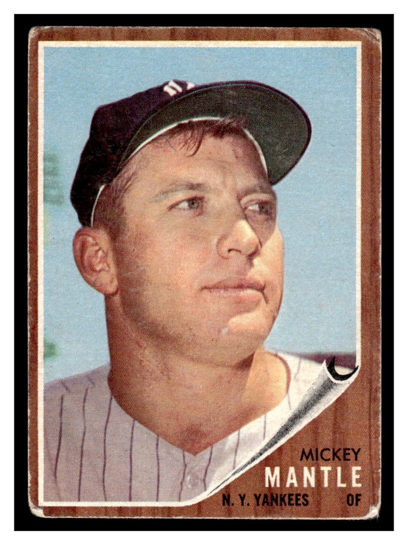 1962 Topps Mickey Mantle Baseball Card #200 (1 of 2)
