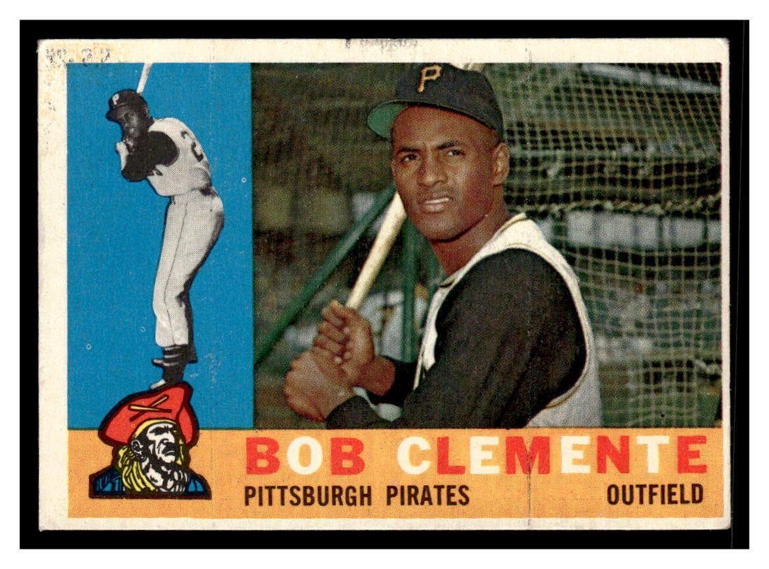 1960 Topps Roberto Clemente Baseball Card #326 (1 of 2)