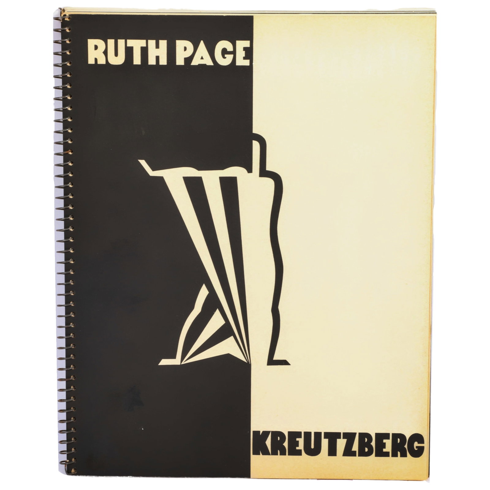 Ruth Page - Kreutzberg by Mark Turbyfill, Maurice Seymour, and Maurice Goldberg, 1934. 13 3/4"H x 10: Ruth Page - Kreutzberg by Mark Turbyfill, Maurice Seymour, and Maurice Goldberg, 1934. Published 1934 with a promotional leave laid in reading "Ruth Page and Harald Kreutzberg available for concerts."