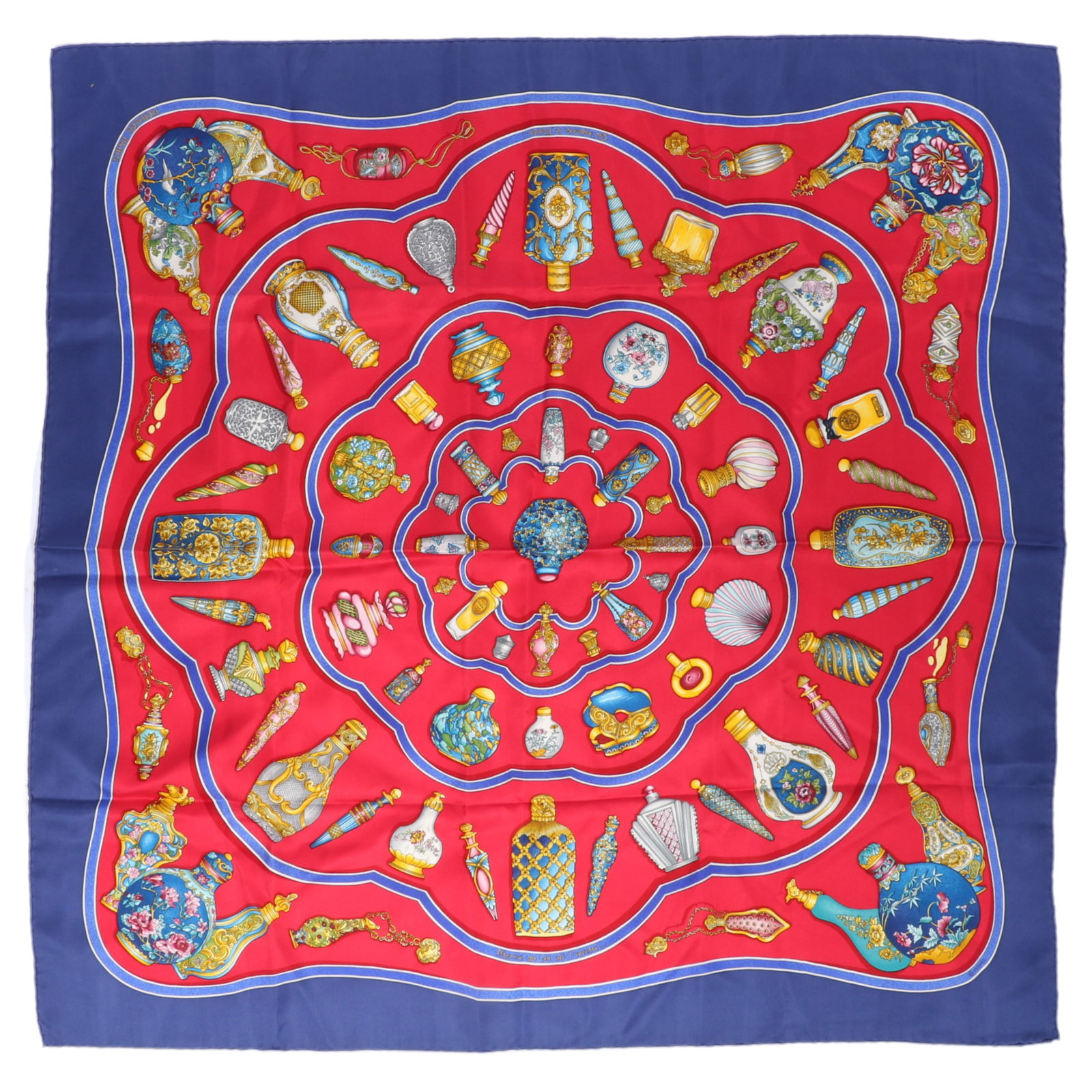 Hermes 'Legende Kuna Peuple de Panama' Silk Scarf 34 1/4"H x 34 1/4"W (1 of 11)