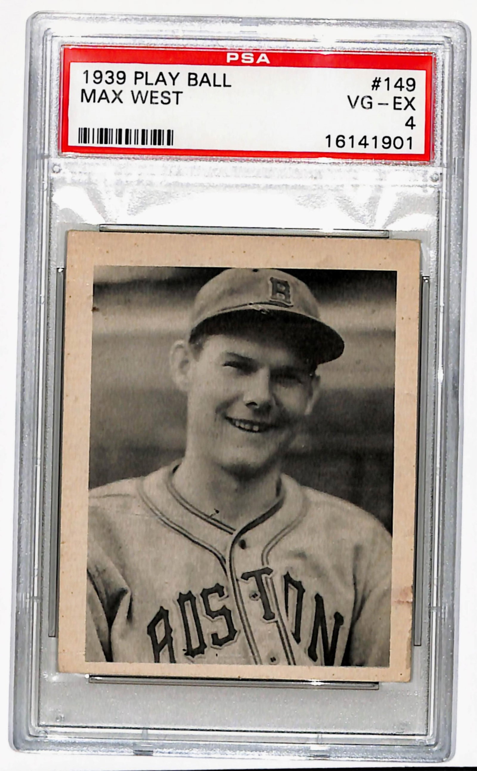 1939 Play Ball Max West #149 PSA 4 VG-EX (1 of 2)