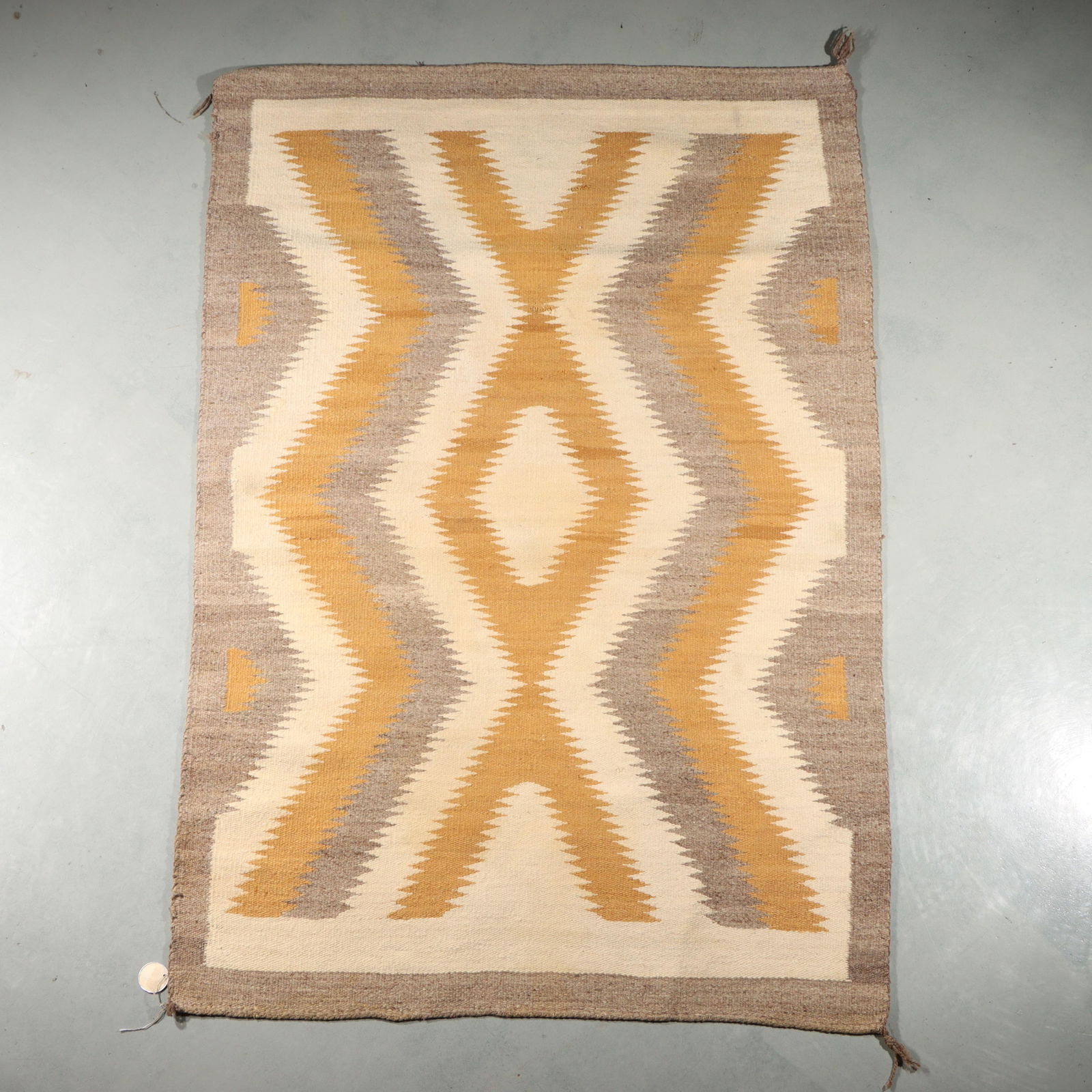 Antique Navajo Crystal Rug, ca. 1920s 54 3/4"H x 37 1/4"W (1 of 13)