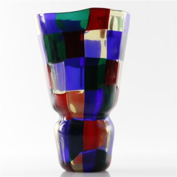 Fulvio Bianconi for Venini Pezzato Art Glass Vase (1 of 14)