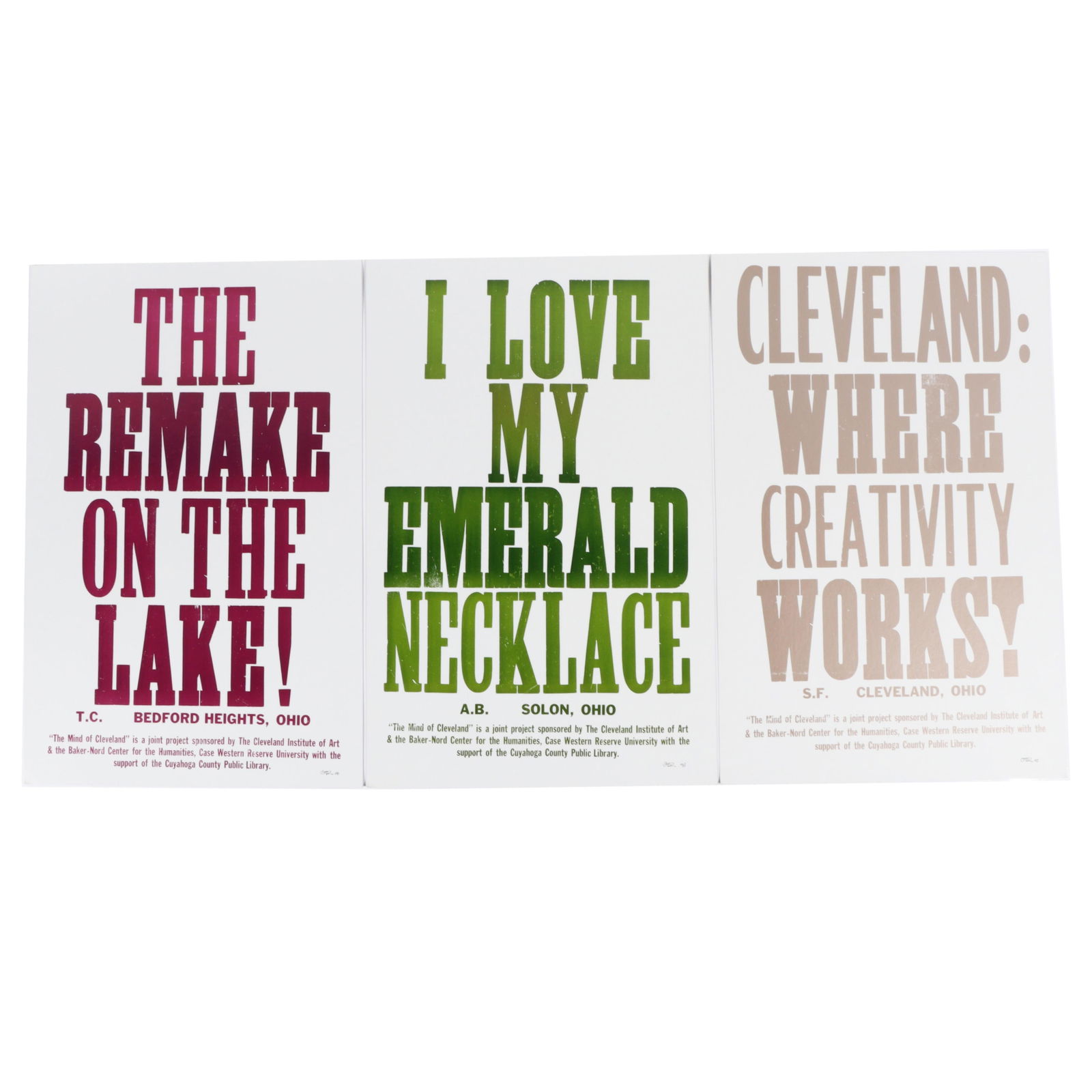 Carl Pope, Indiana, New York (B. 1961), The Remake on the Lake! / I Love my Emerald Necklace / (1 of 10)