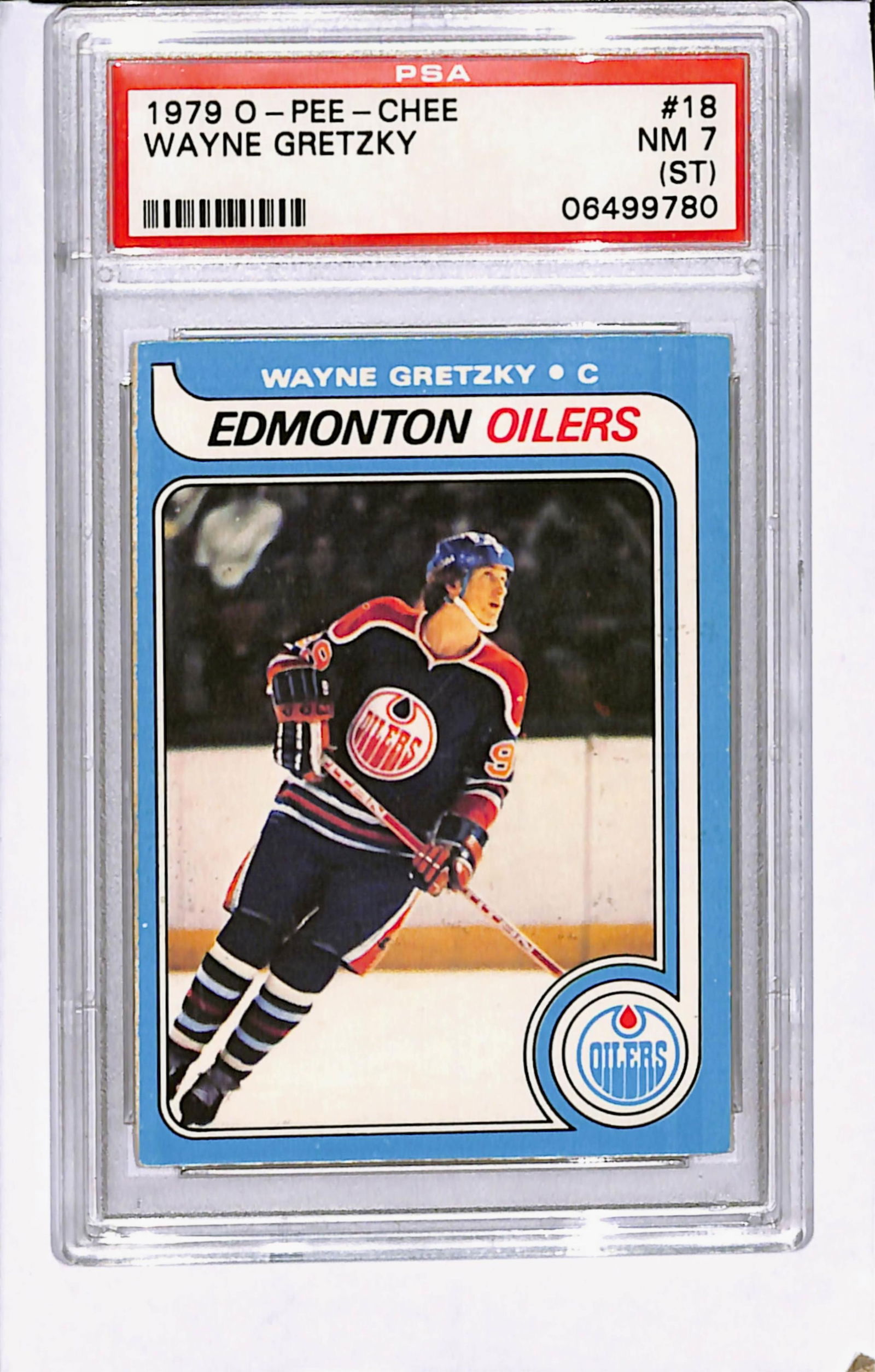1979-80 OPC Complete Hockey Set w/ Gretzky Rookie PSA 7 (1 of 18)