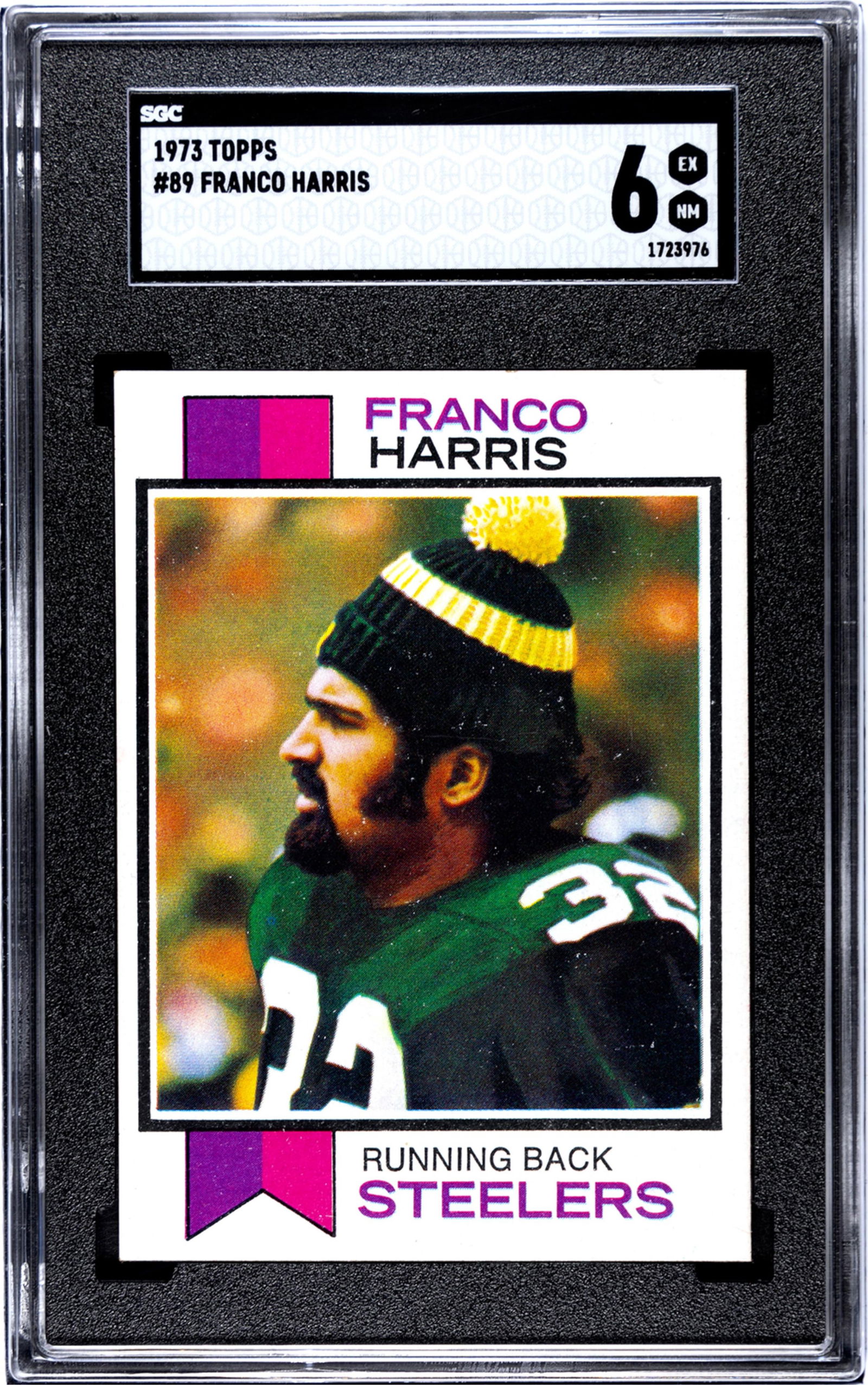 1973 Topps Complete Football Card Set, Franco Harris Rookie SGC 6 (1 of 17)