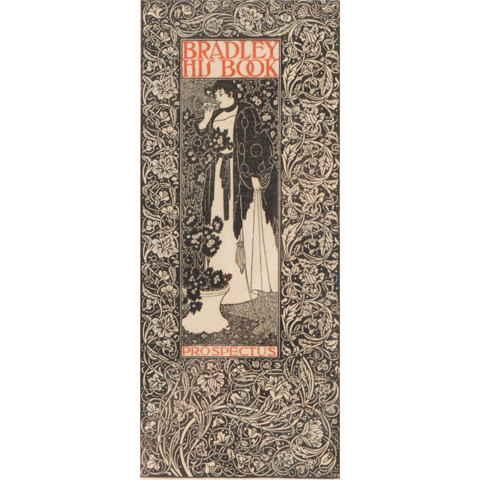 William Henry Bradley, American (1868 - 1962), Prospectus for Bradley, His Book, print, 9 1/2"H x (1 of 6)