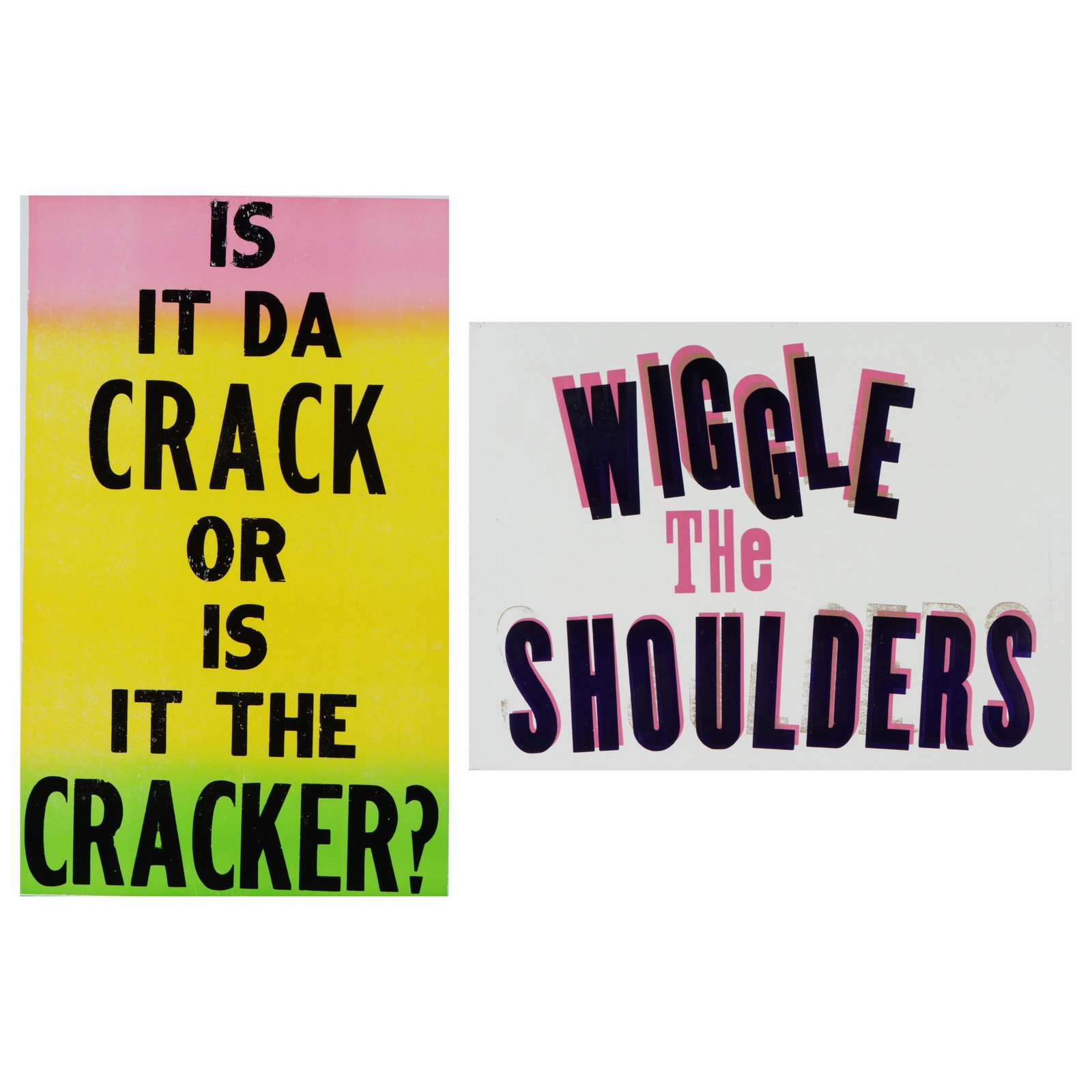 Carl Pope, Indiana, New York (b. 1961), Is it da Crack or is it the Cracker?, 2005 / Wiggle the (1 of 6)