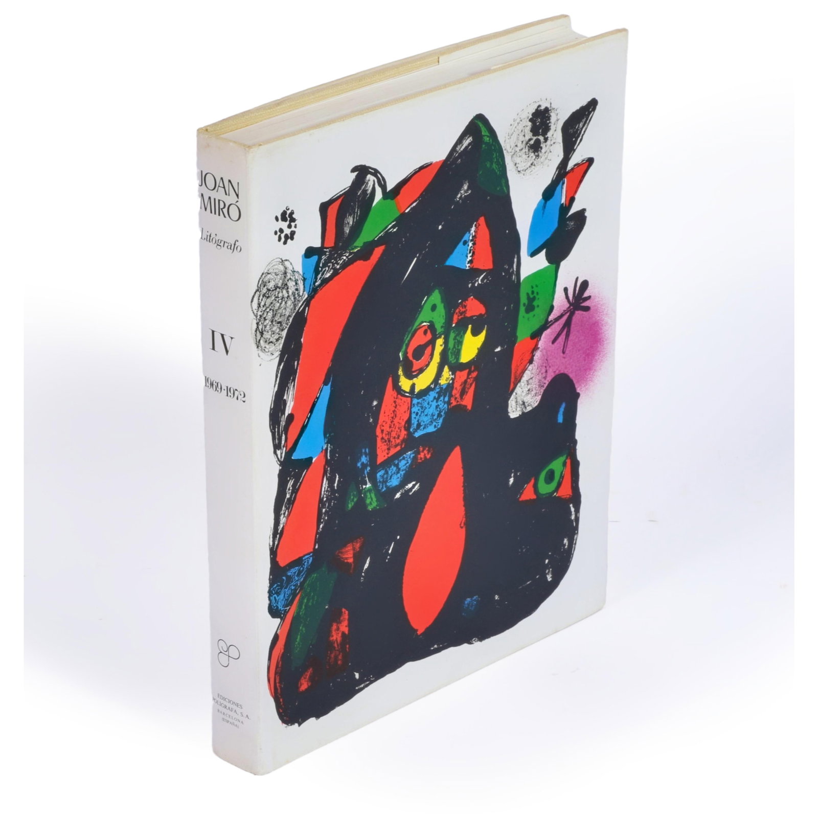 First edition Joan Miro Lit?grafo (1969-1972), Vol. IV, 1982, Ediciones Pol?grafa: Barcelona 13"H x (1 of 11)