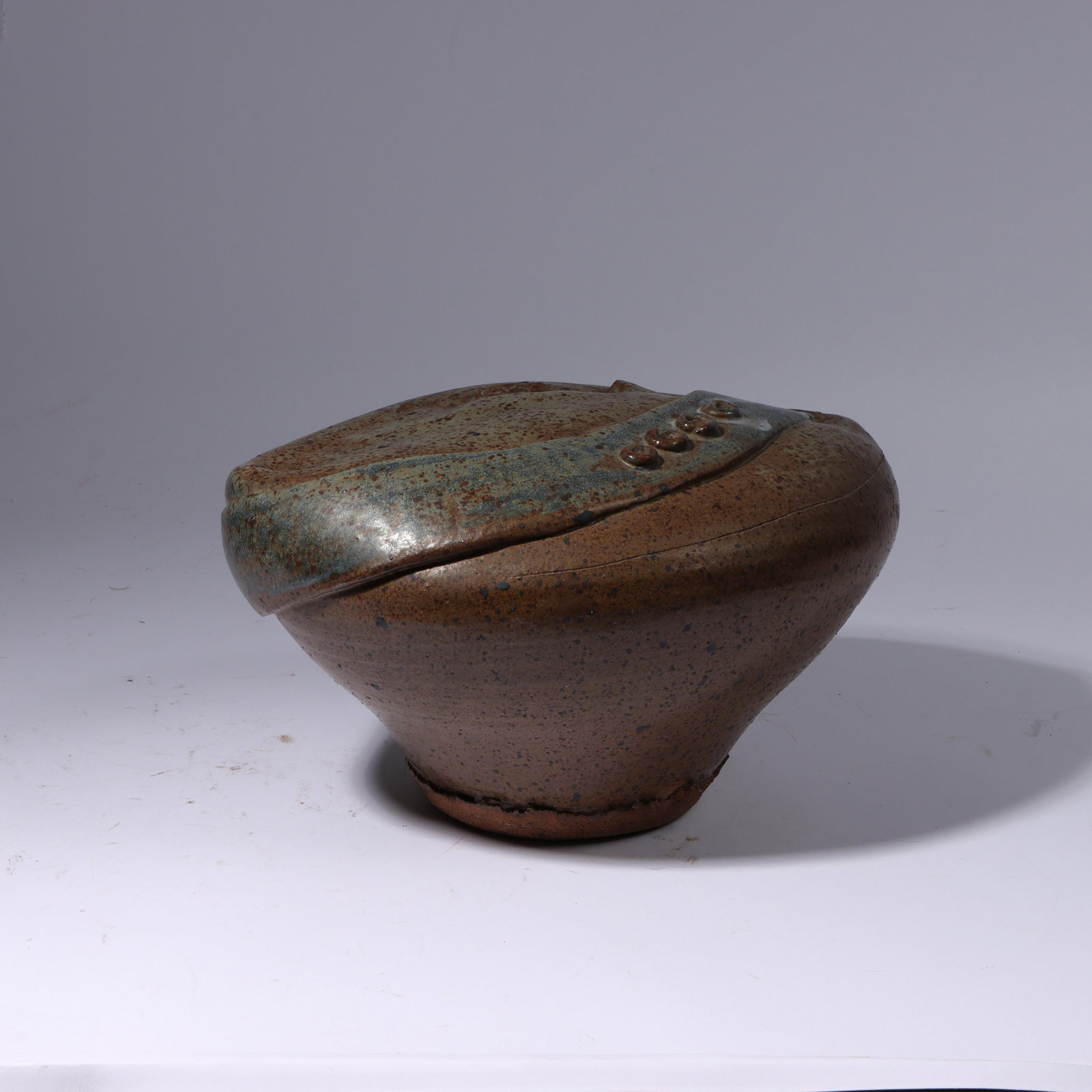 Don (Donald) Reitz, American (1929 - 2014), studio pottery sculpture, glazed stoneware, 6"H x 11"W x (1 of 8)