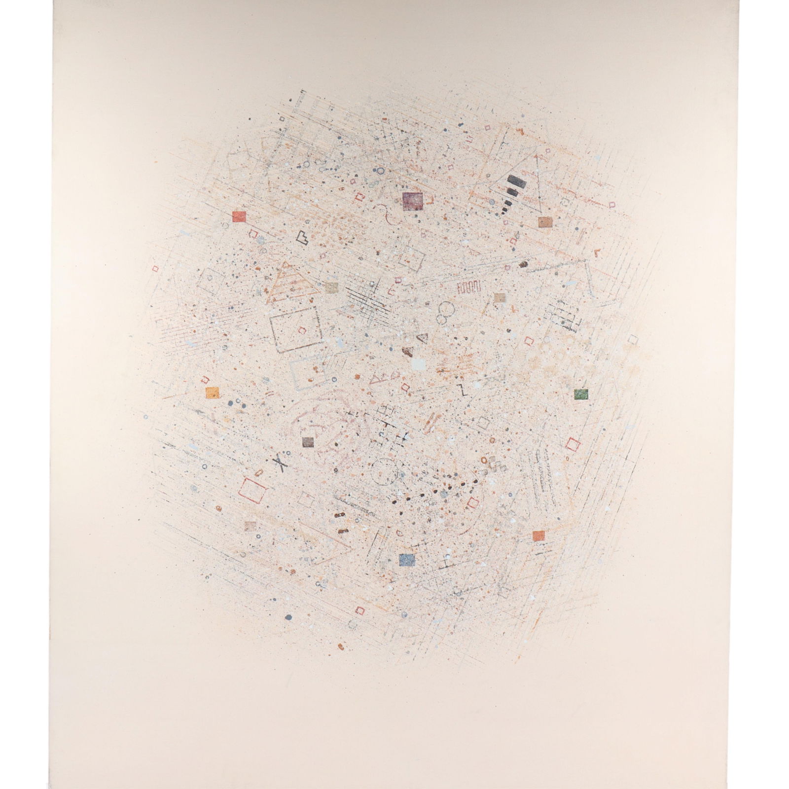 David Shapiro, New York (1944-2014), Chapter & Verse (30), 1982, acrylic on canvas, 64 1/4"H x 54"W (1 of 11)