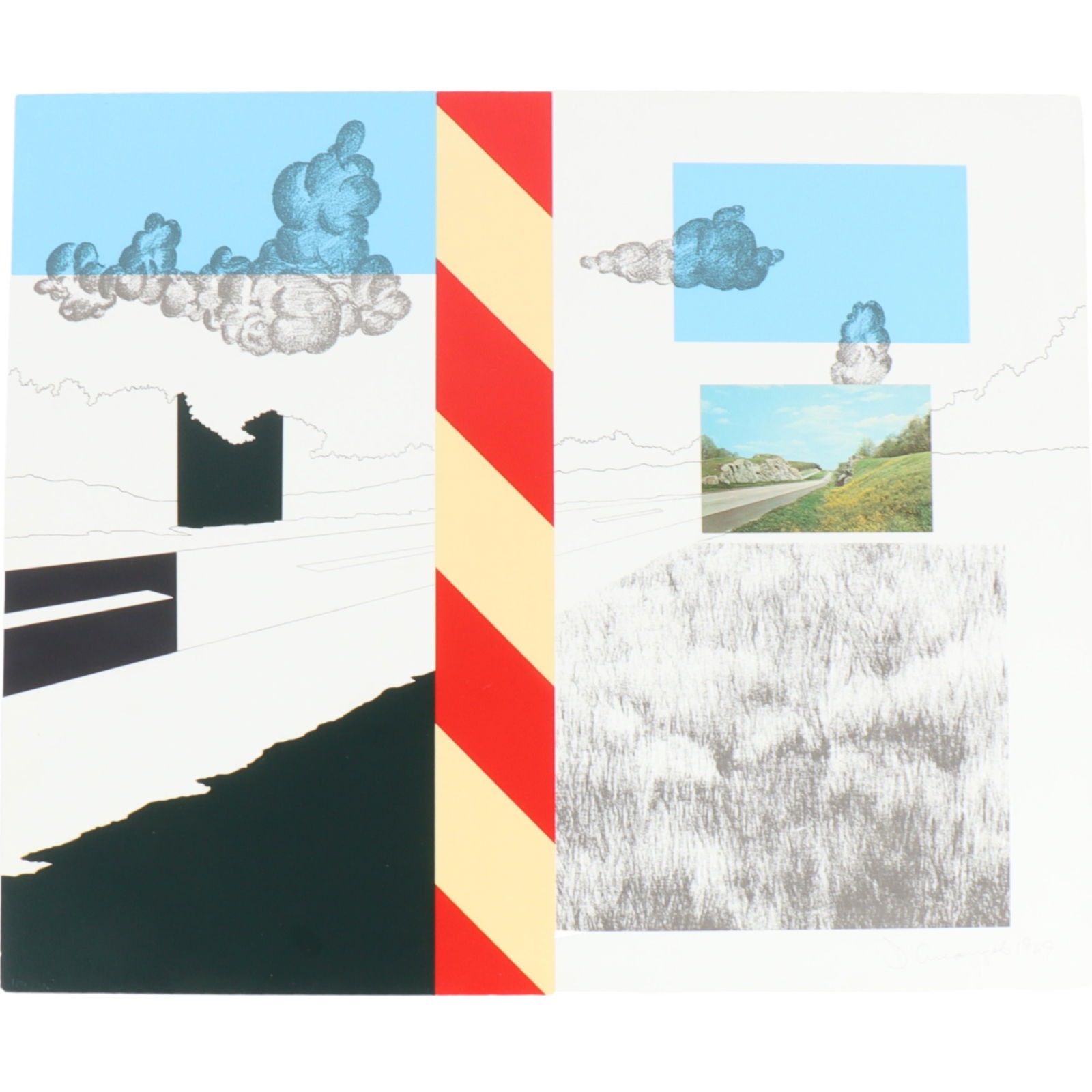 Allan D'Arcangelo, New York (1930-1998), A Modern Super Highway Carried Through the Countryside (1 of 5)