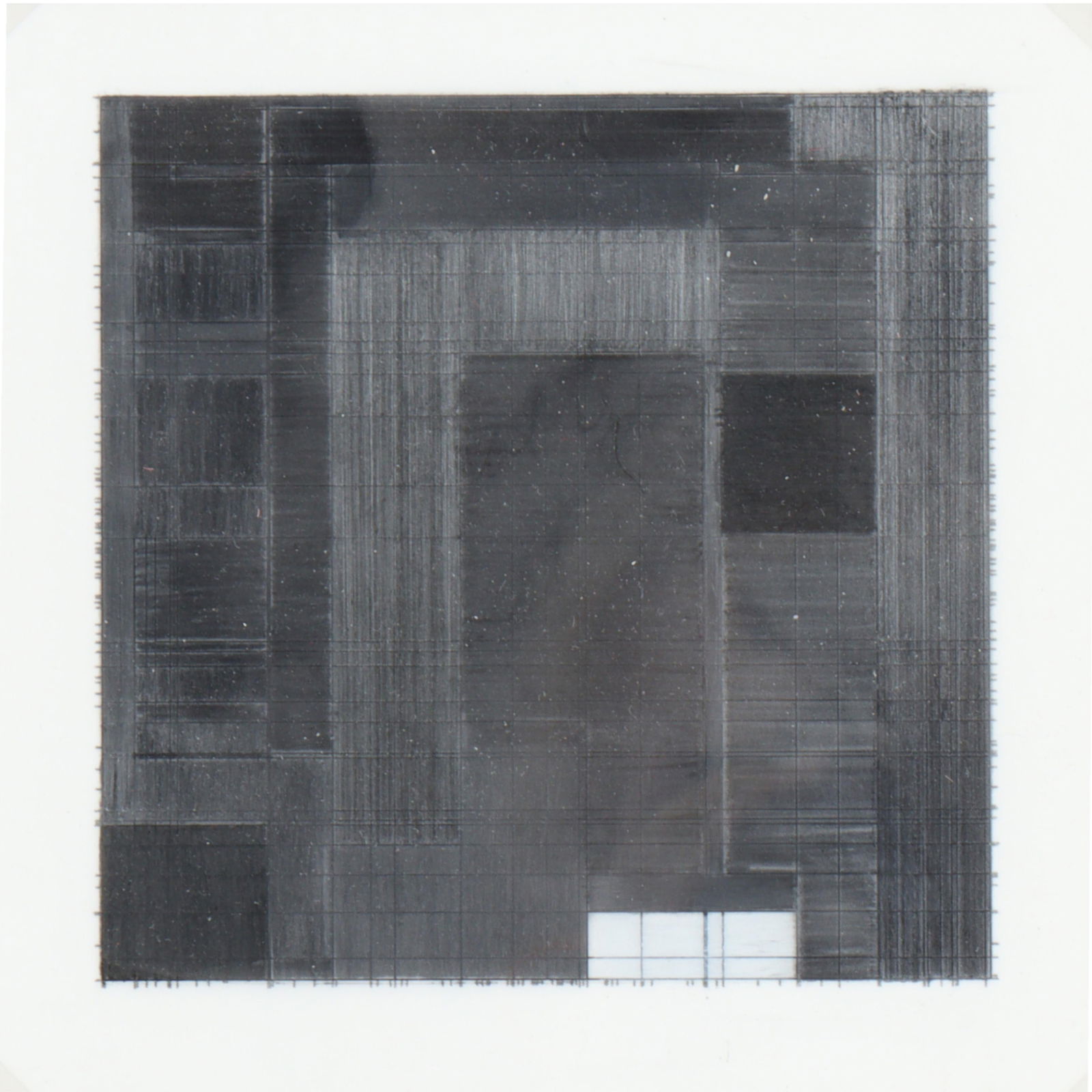Joan Waltemath, American (B. 1952), 12358 east, 2009, graphite on mylar print with colored pencil, 5 (1 of 8)