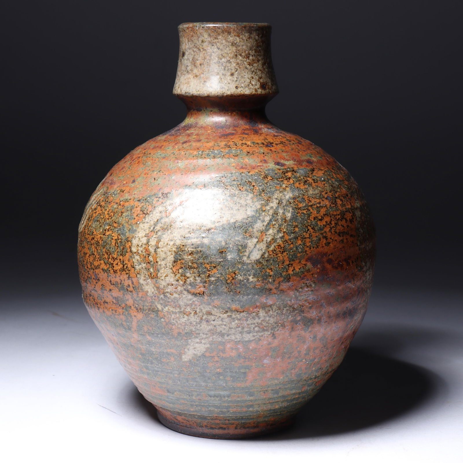 Laura Andreson, California (1902 - 1999), American studio pottery Japanese influence vase, stoneware (1 of 9)