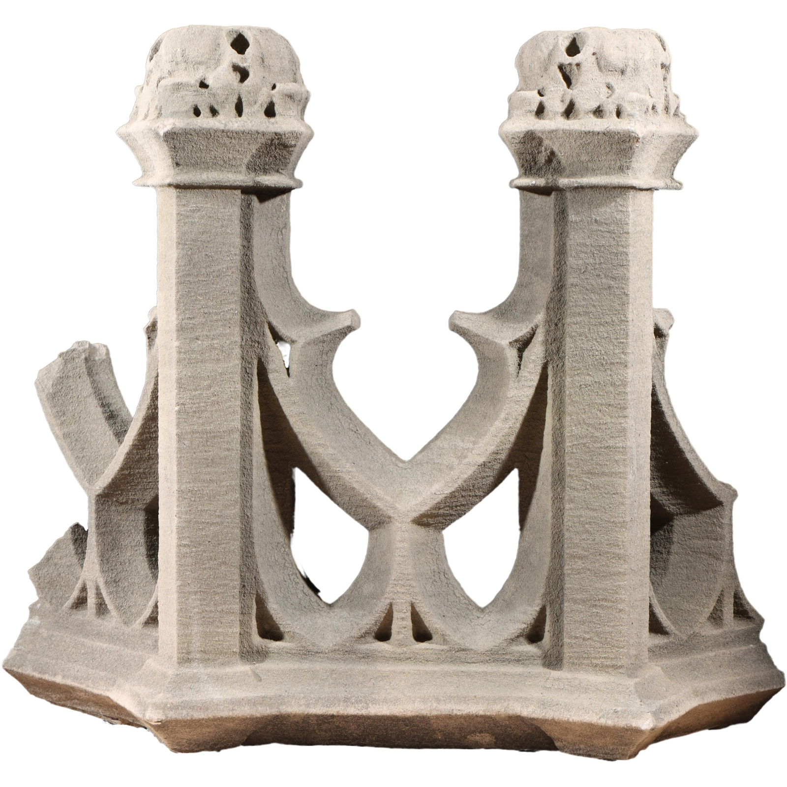 Gothic window arch pop out openwork corbel fragment; 1920s Harlem, New York, Gothic Style (1 of 5)