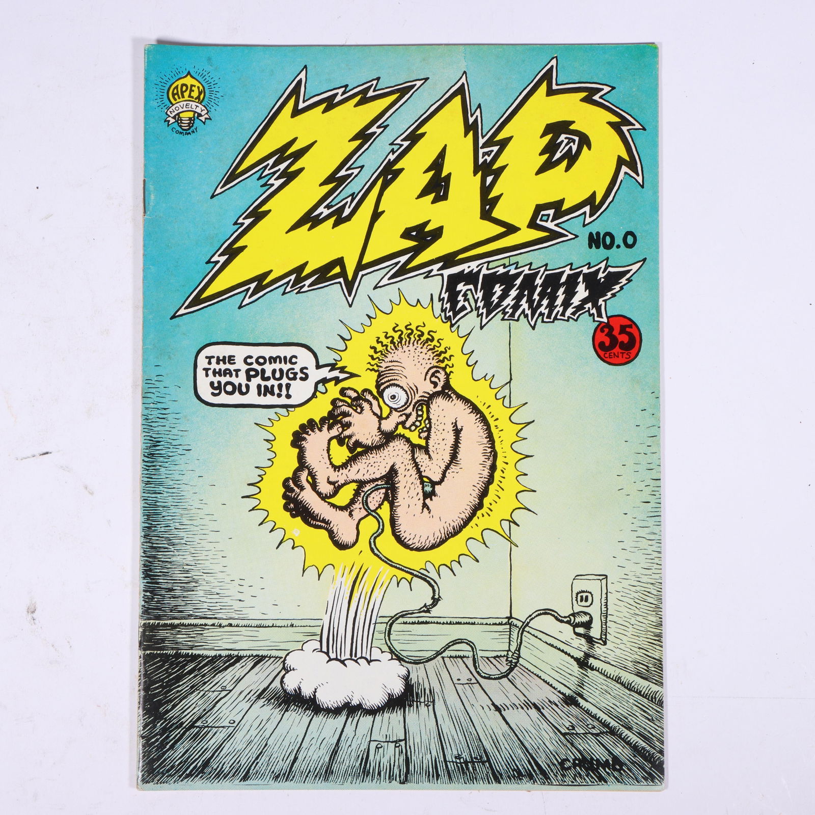 ZAP comix no.0 R.Crumb Apex novelty company, October 1967, good clean copy, slight yellowing, no (1 of 16)