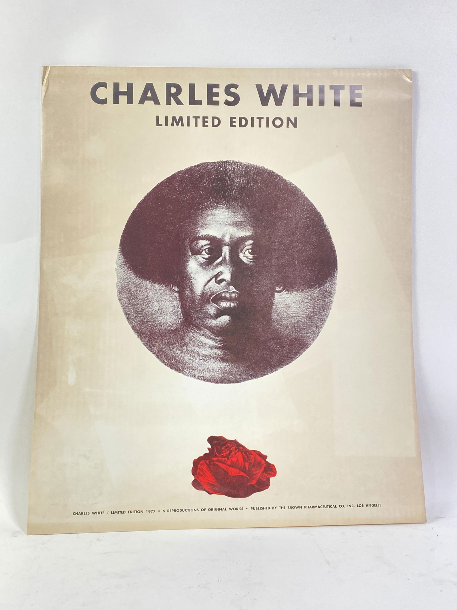 Charles White limited edition 1977 prints published by The Brown Pharmaceutical Co. Inc. incomplete (1 of 8)