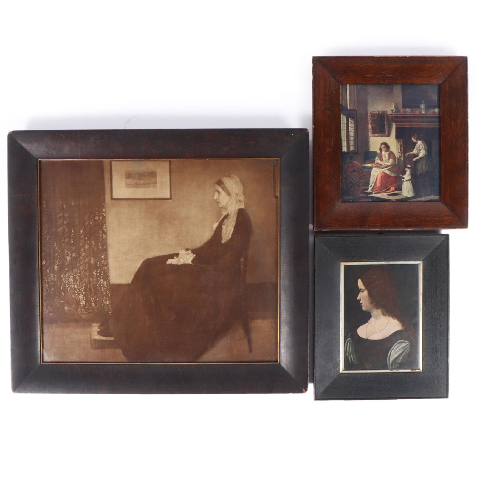 Three Prints in A&C Frames 18 1/2"H x 21"W(largest frame) (1 of 11)