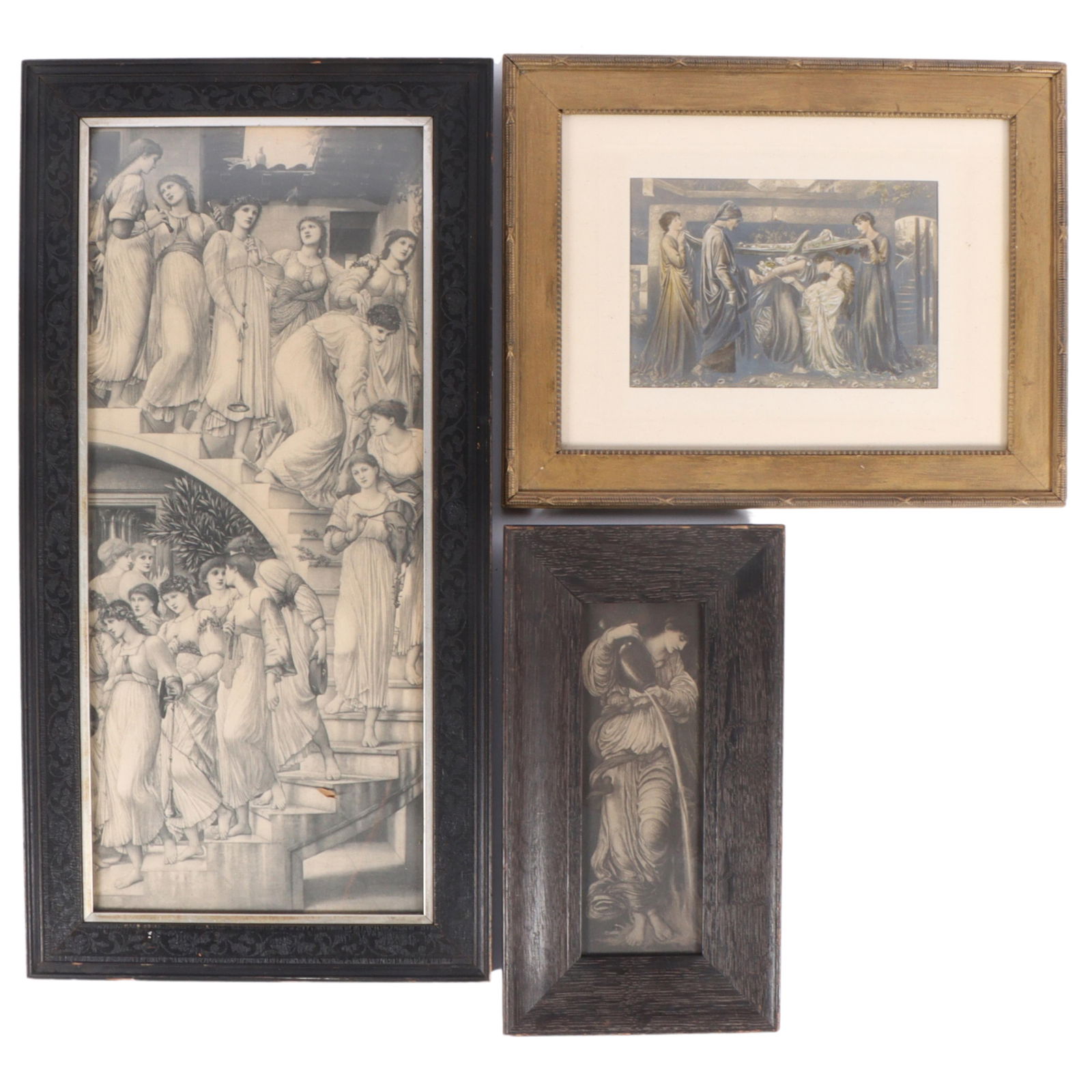Three Arts & Crafts Framed Prints 23"H x 12"W (Largest) (1 of 7)