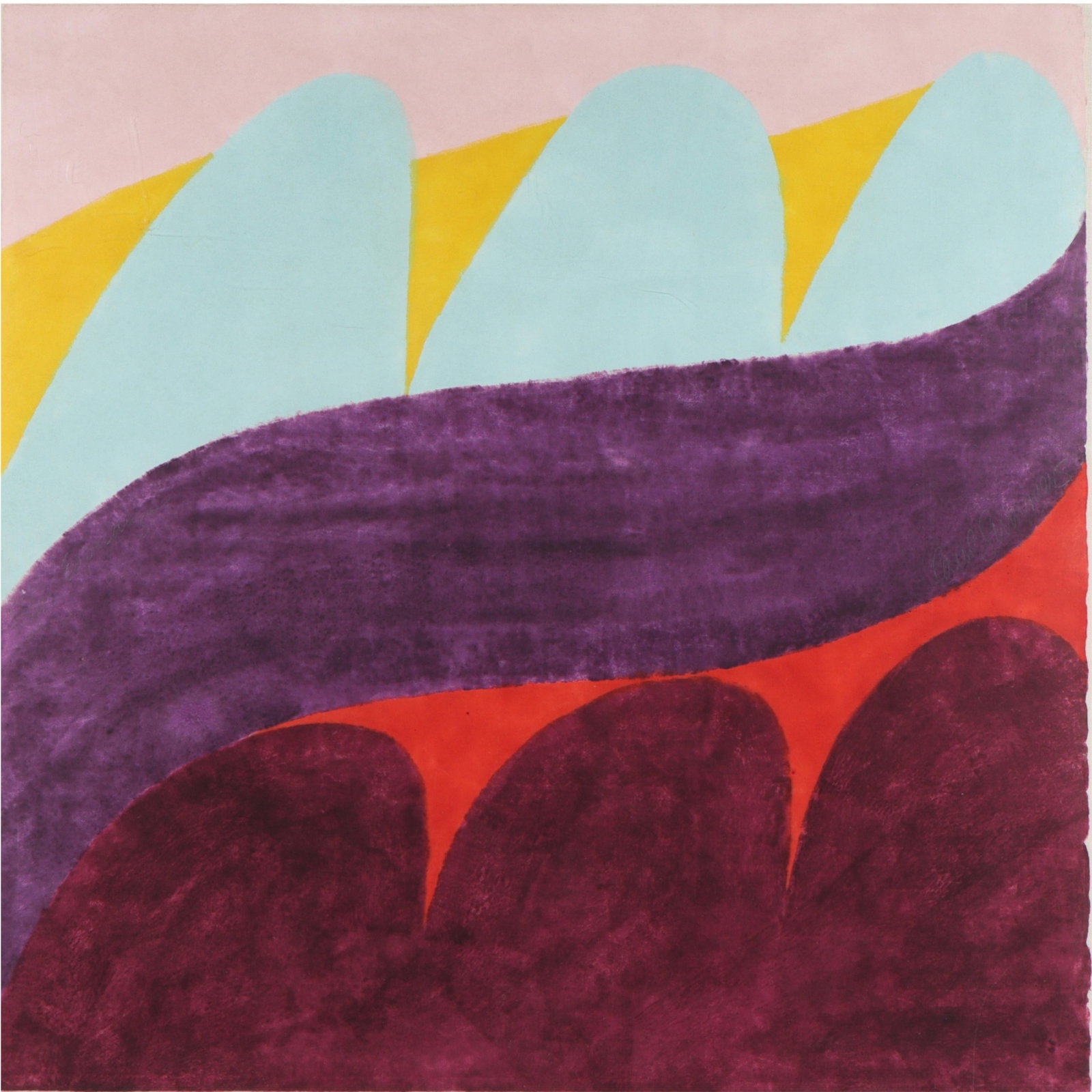 Carol Summers, American (1925 - 2016), Esperanza, 1978, color woodcut, 30"H x 30"W(paper), 35"H x 34 (1 of 9)
