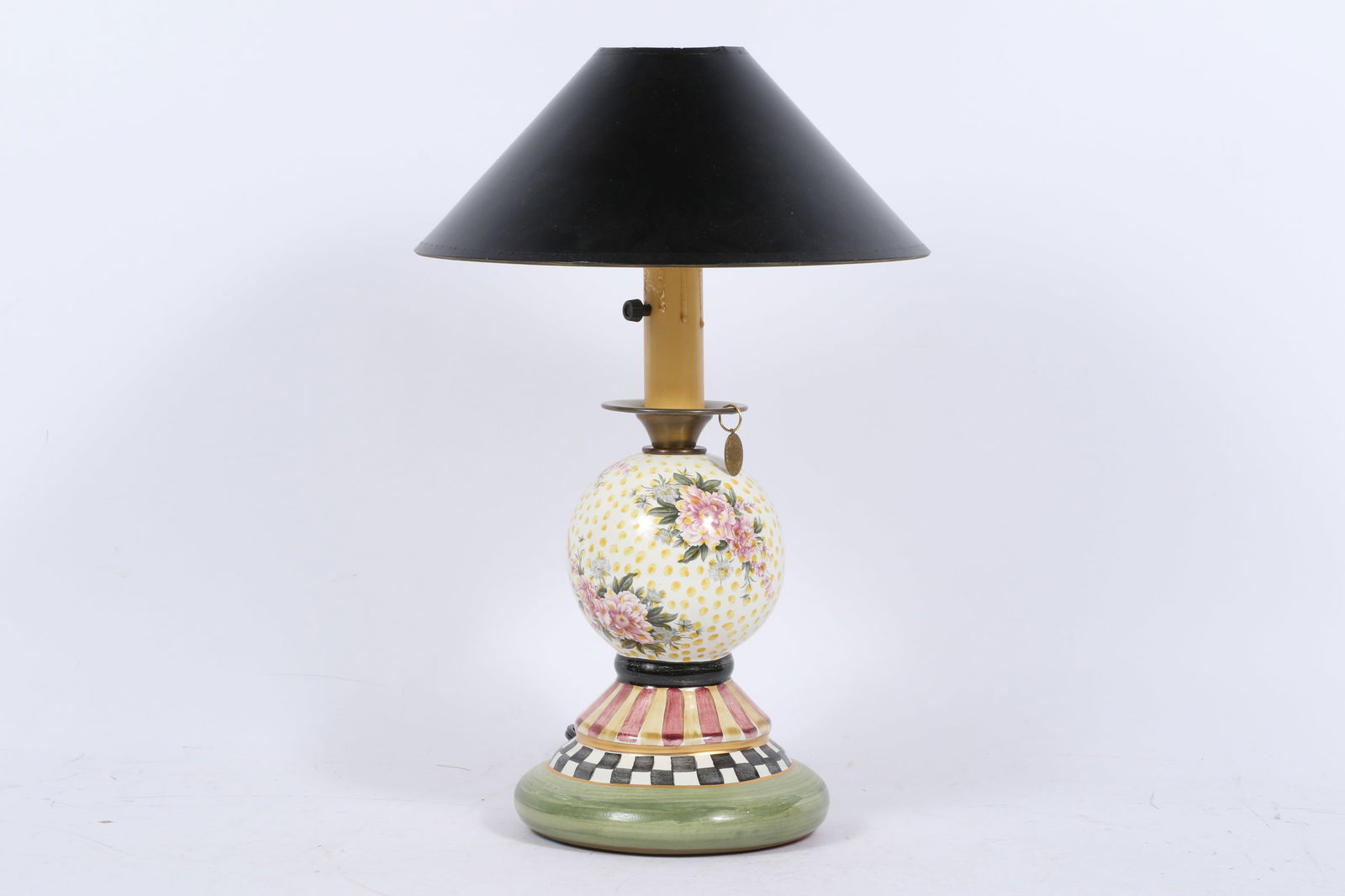 MacKenzie-Childs Torquay table lamp 17 1/2'H x 7'Diam. (base diam. height including shade) (1 of 8)