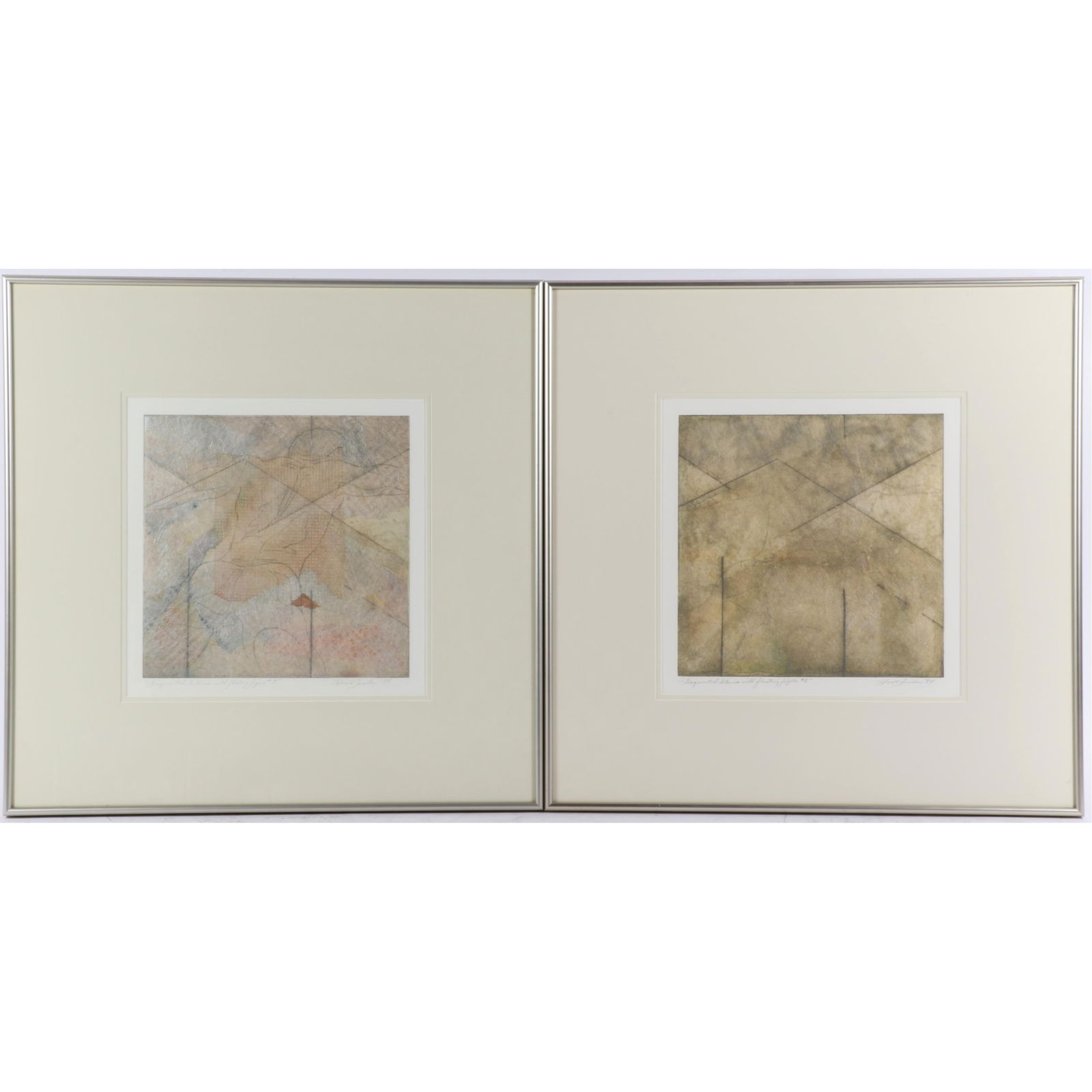 Gloria Fischer (American, 1942-2017) Fragmented Interior with Floating Figure #5; Fragmented (1 of 13)