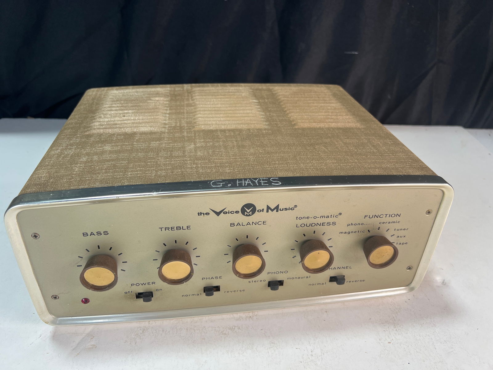 Voice of music amplifier model 1428 all tube untested (1 of 7)