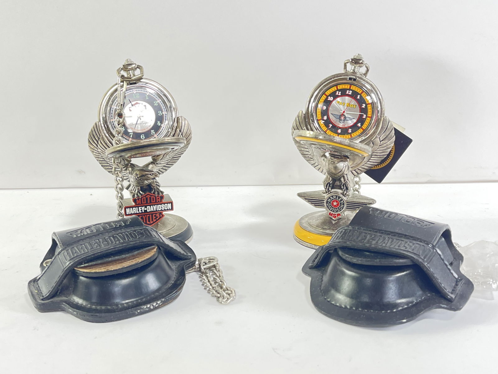 Pair of Harley Davidson time pieces (1 of 14)