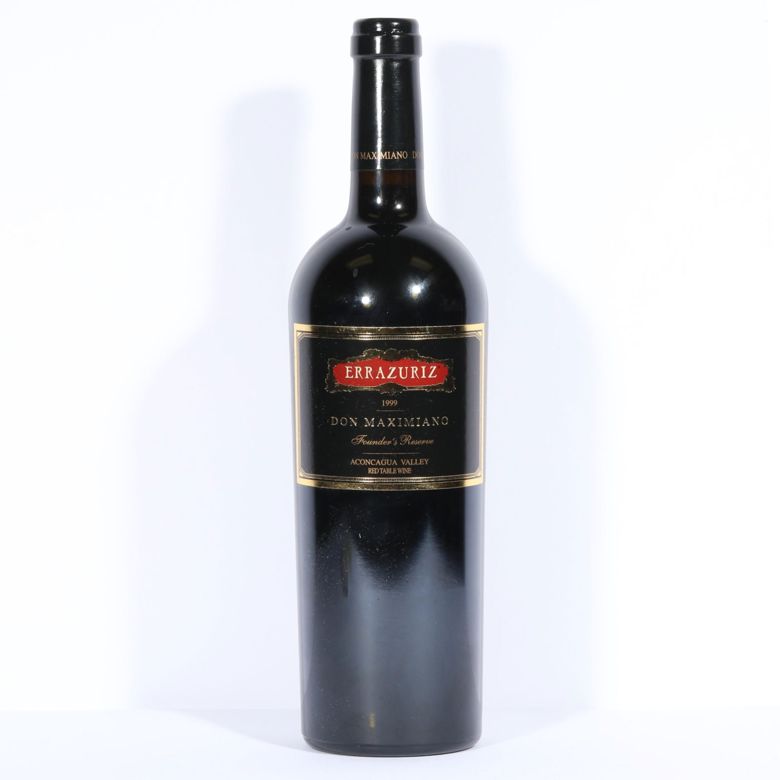 Errazuriz Don Maximiano 1999 Founders Reserve (Chile): Errazuriz Don Maximiano 1999 Founders Reserve (Chile) 14% ALC/VOL 750ML ** ALL ALCOHOL PURCHASES MUST BE PICKED UP LOCALLY. SHIPPING IS NOT AVAILABLE FOR ANY WINE & SPIRITS LOTS. **