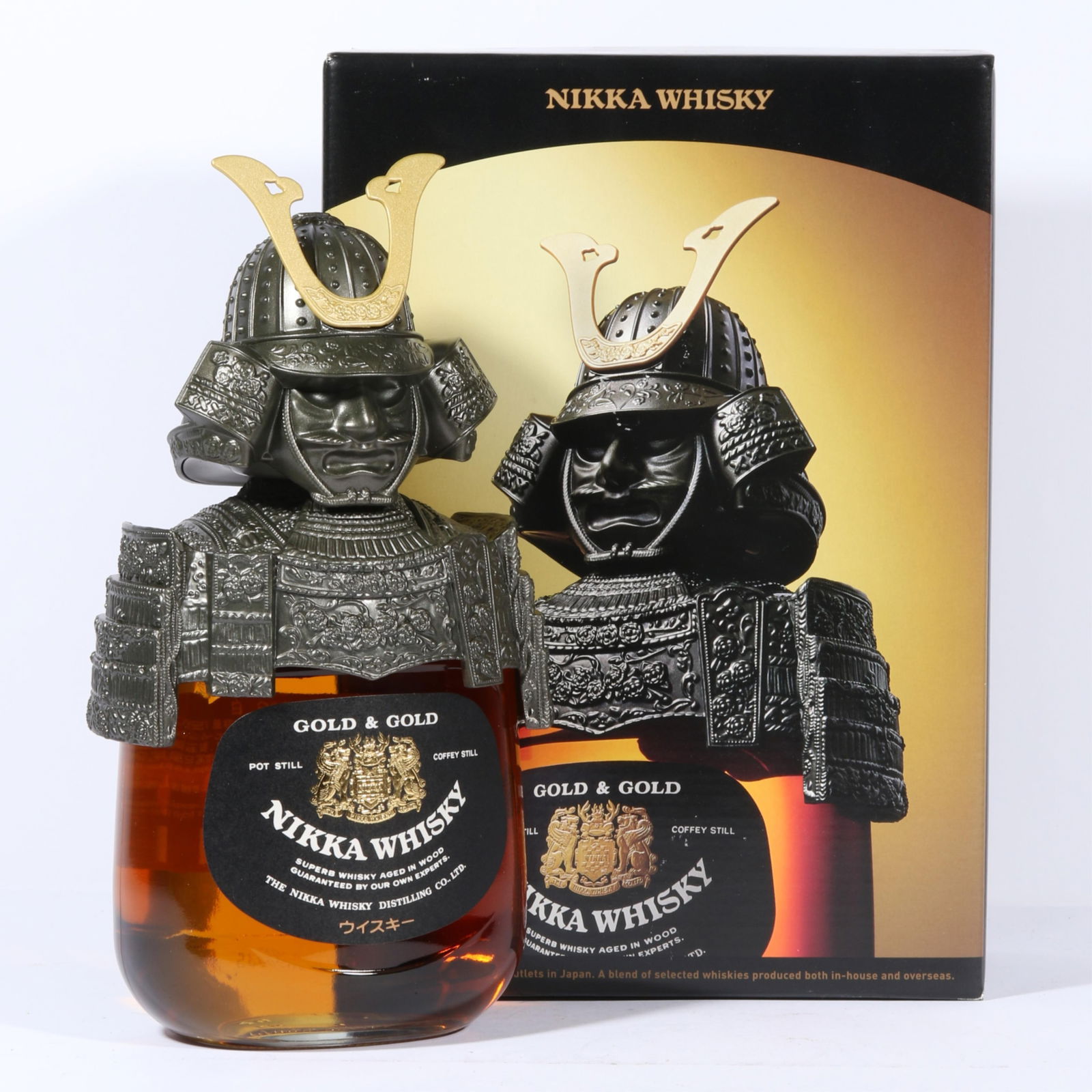 NIKKA Whisky Gold & Gold (Japan): NIKKA Whisky Gold & Gold (Japan) 43% ALC/VOL 750ML With original box ** ALL ALCOHOL PURCHASES MUST BE PICKED UP LOCALLY. SHIPPING IS NOT AVAILABLE FOR ANY WINE & SPIRITS LOTS. **