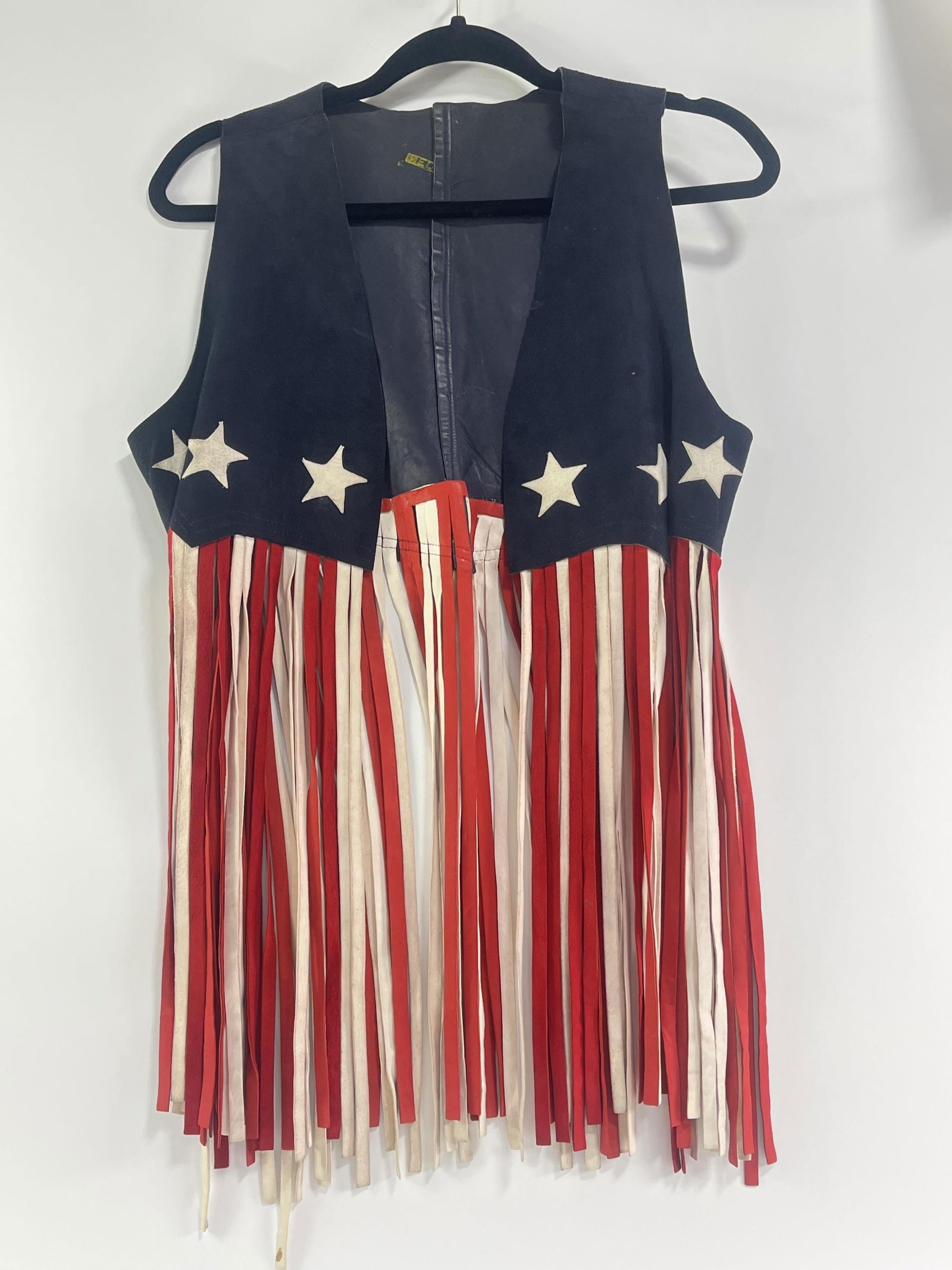 ALLEGED, UNCONFIRMED vest purported to have belonged to Mitch Mitchell of the Jimi Hendrix: ALLEGED, UNCONFIRMED vest purported to have belonged to Mitch Mitchell of the Jimi Hendrix Experience, ALLEGEDLY worn by Jimi Hendrix in Hawaii Provenance: Connie DeNave Estate