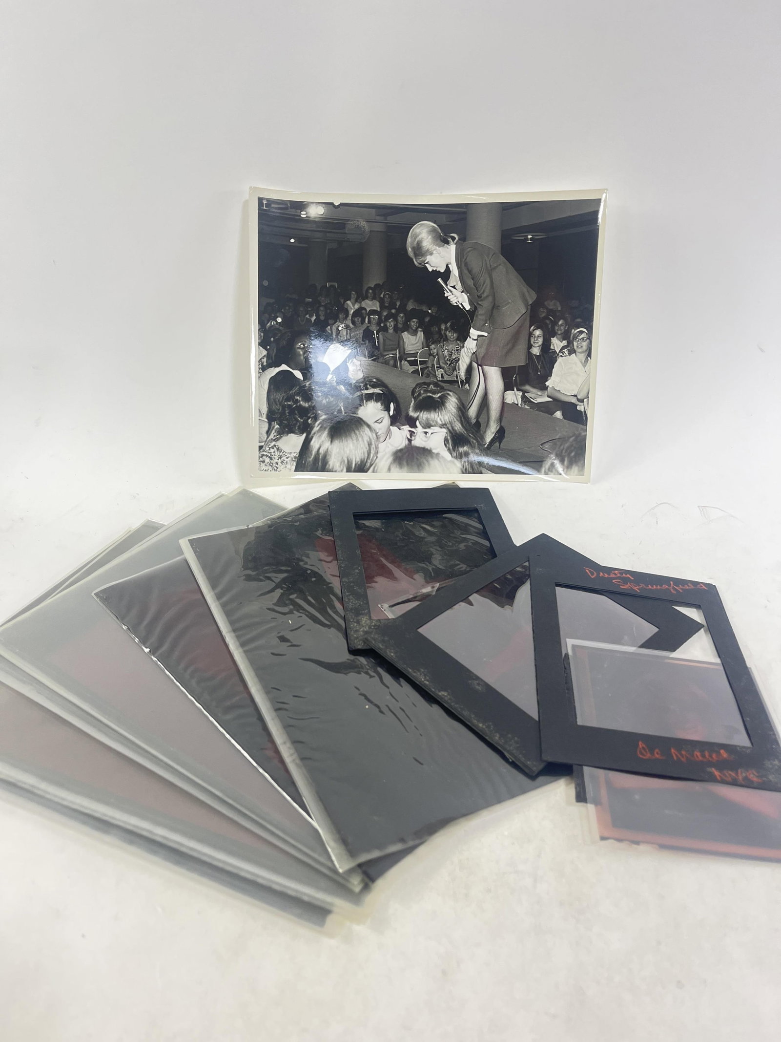 Lot of Dusty Springfield Negatives and photo, NYC Color negatives, Provenance: Connie DeNave Estate: Lot of Dusty Springfield Negatives and photo, NYC Color negatives Provenance: Connie DeNave Estate