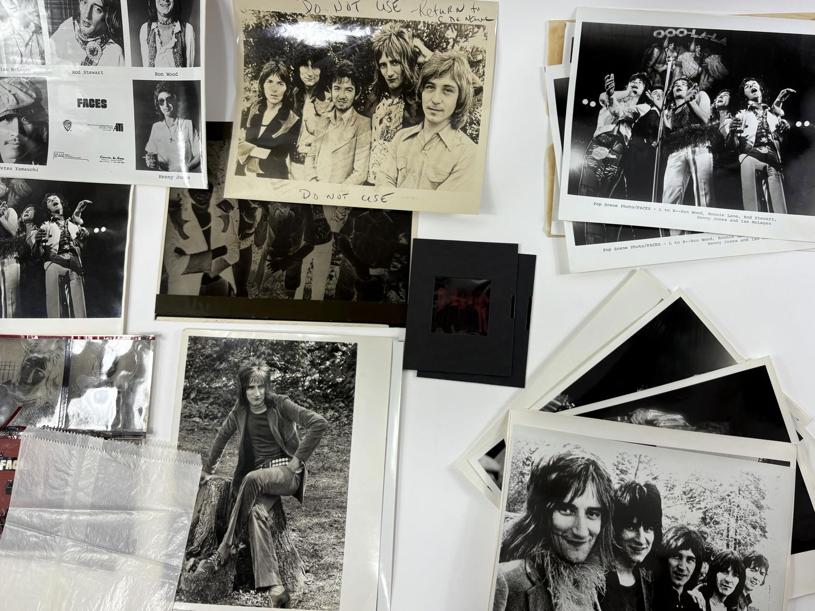 Faces Press Release/Tour Photos & Negatives ft. David Bowie and Elton John Provenance Connie DeNave: Faces Press Release/Tour Photos & Negatives ft. David Bowie and Elton John Provenance Connie DeNave Estate