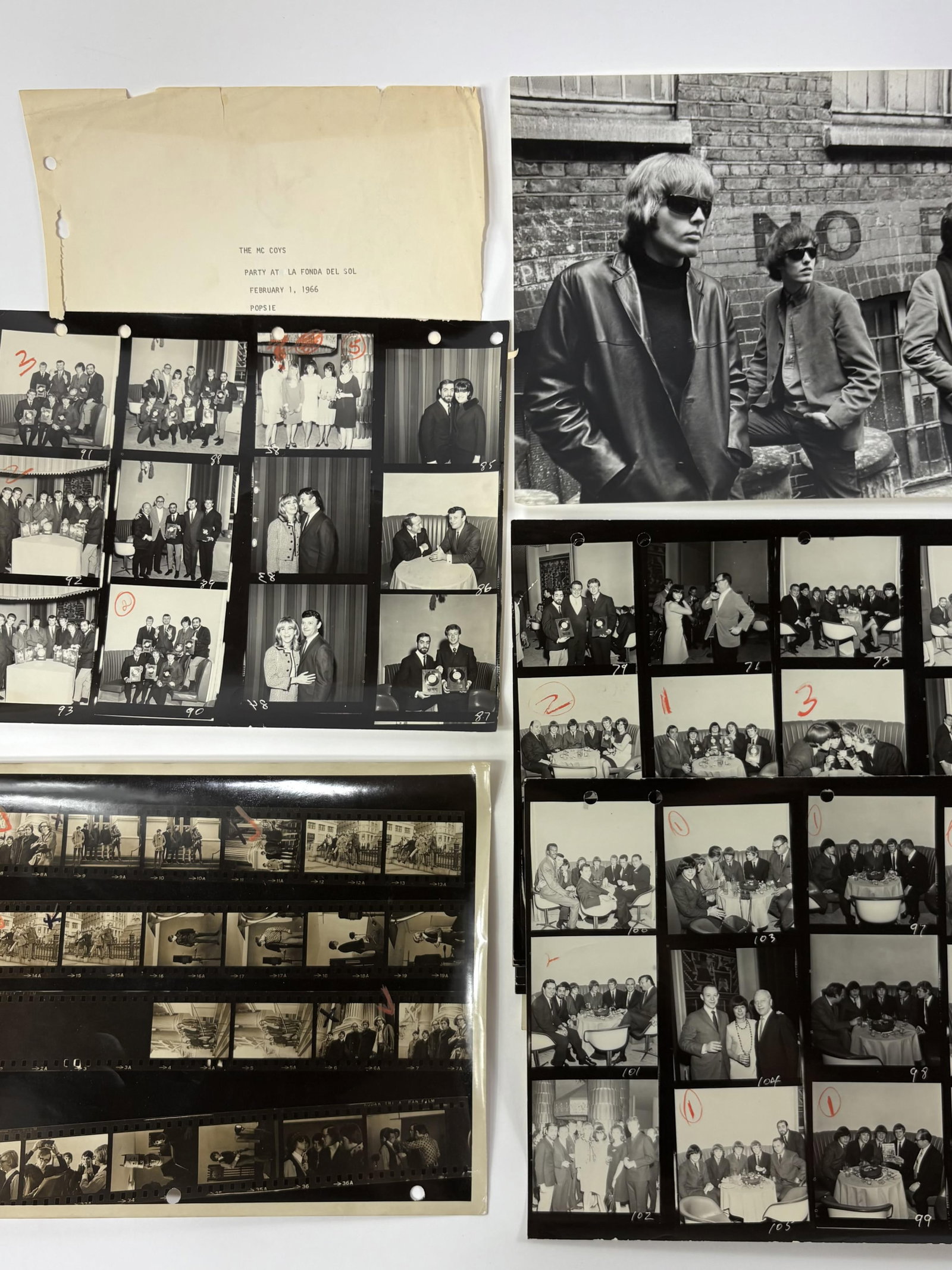 The McCoys Photos and Contact Sheets Provenance Connie DeNave Estate: The McCoys Photos and Contact Sheets Provenance Connie DeNave Estate