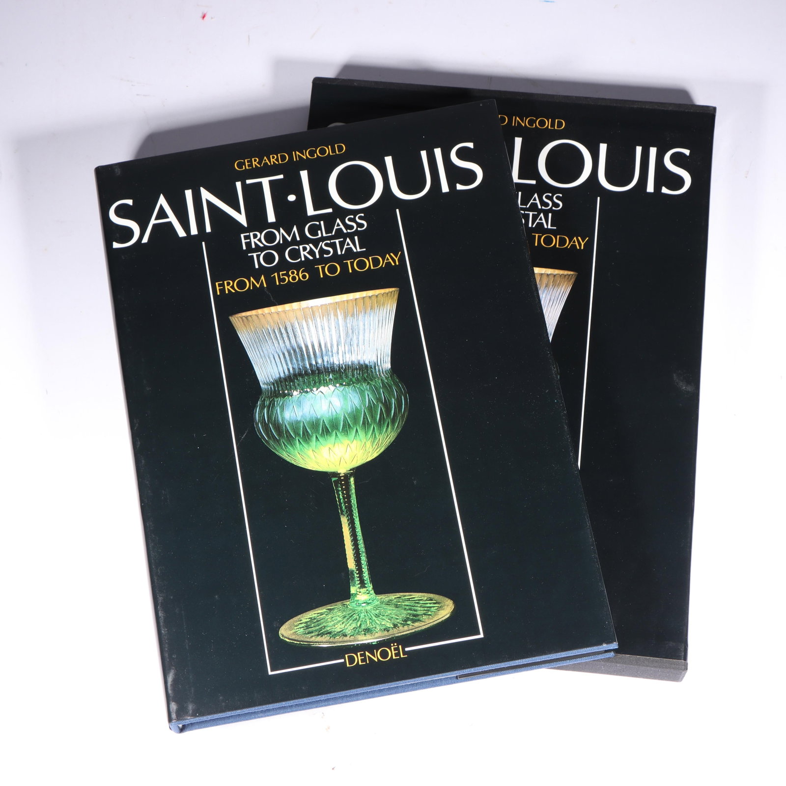Saint Louis From Glass to Crystal: From 1586 to Today, Gerard Ingold, 1986 13"H x 9"W: Saint Louis From Glass to Crystal: From 1586 to Today, Gerard Ingold, 1986 13"H x 9"W