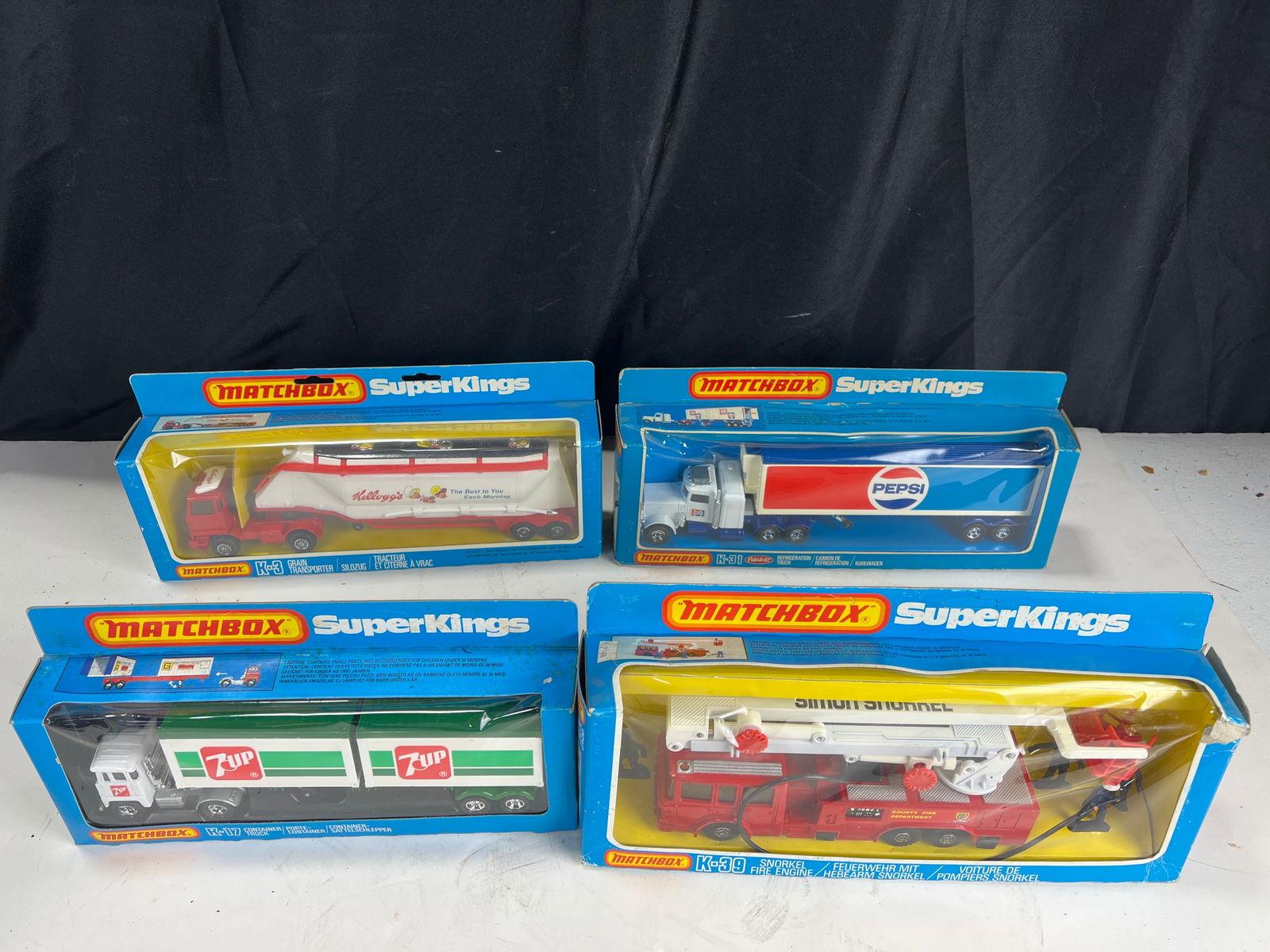 4 Matchbox SuperKings large format trucks lorry in packages: 4 Matchbox SuperKings large format trucks lorry in packages,