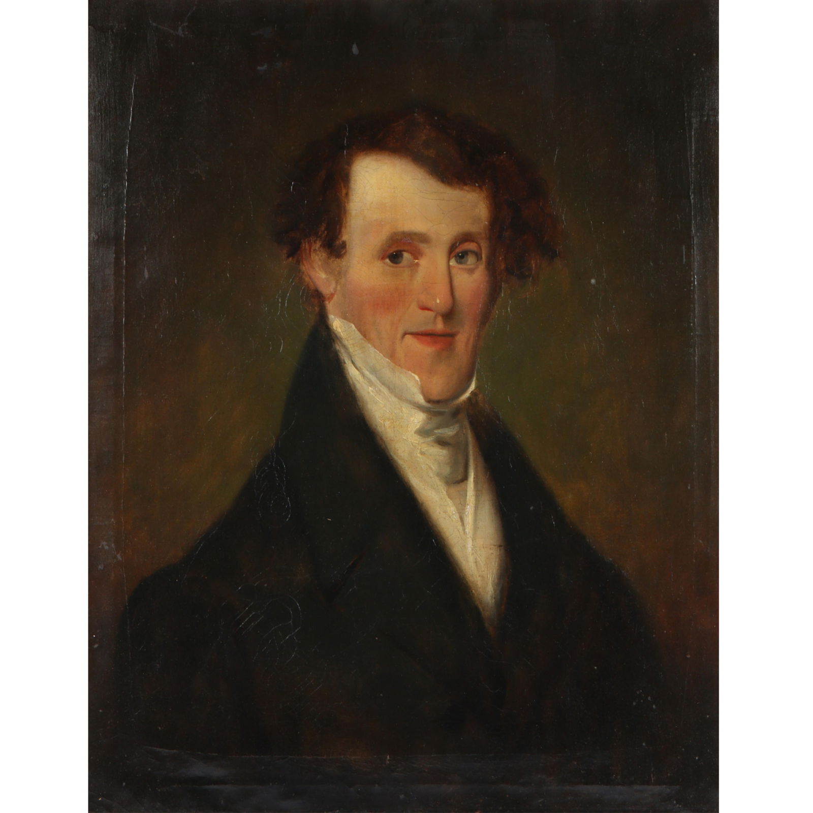 Unknown Artist 19th Century Victorian Portrait of a Gentleman, oil painting on canvas. 28 3/4?H x 22 (1 of 12)