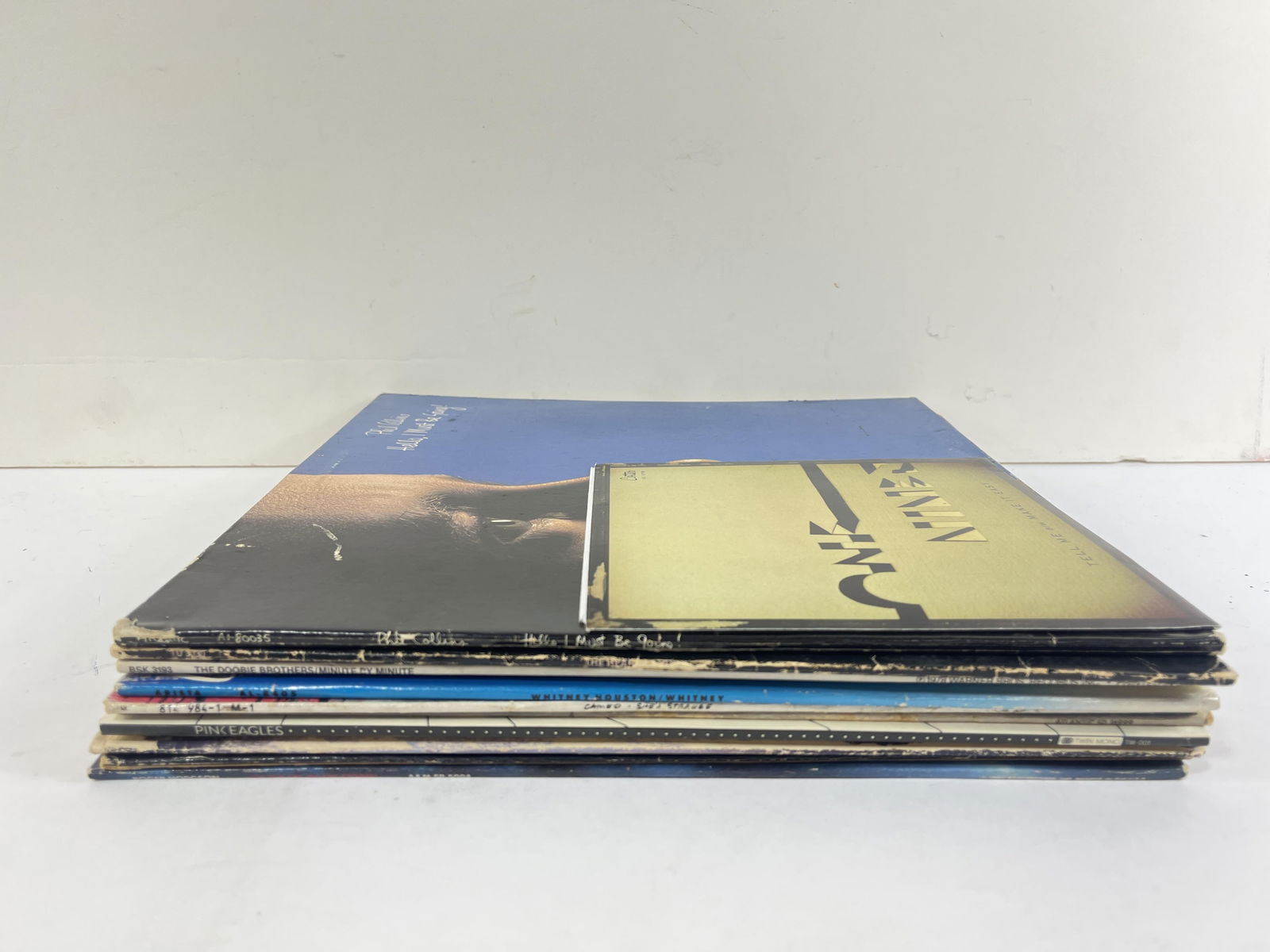 Lot of eleven 12inch vinyls and one 7inch vinyl, including The Doobie Brothers, Whitney Houston, The (1 of 13)