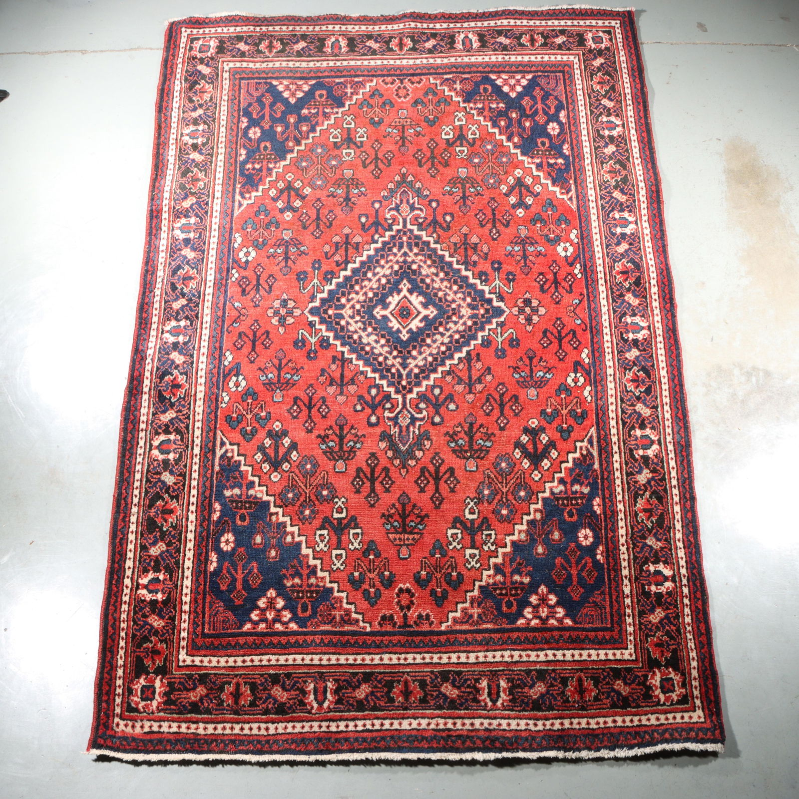 Persian Joshegan hand knotted estate rug / carpet, 6.5x4.5. 78 1/2"H x 51 1/2"W (1 of 11)