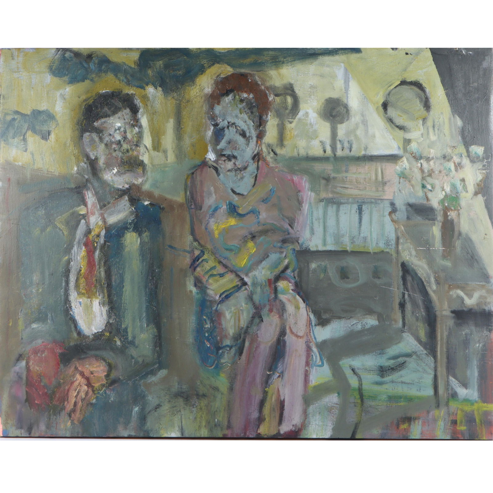 Edward A. Sanders, Indianapolis (1946 - 2006), Let's Not Spend Forever Together, 2004, oil on wood (1 of 16)