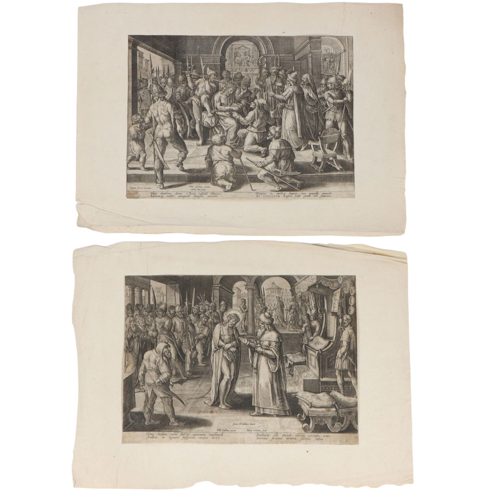 After Jan (Johannes Stradanus) van der Straet, Flemish (1523-1605), scenes from the Passion of (1 of 19)