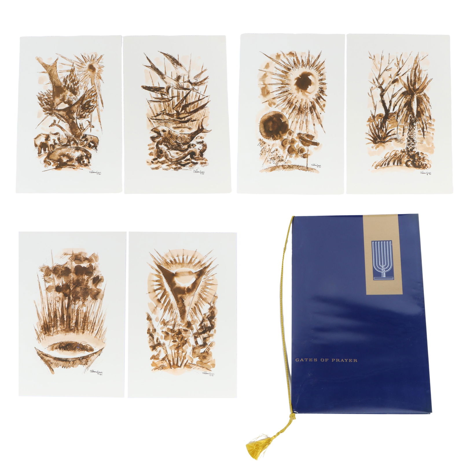 Chaim Gross, Austrian American (1904 - 1991), Gates of Prayer, Congregation Shaaray Tefila, 1960, (1 of 19)