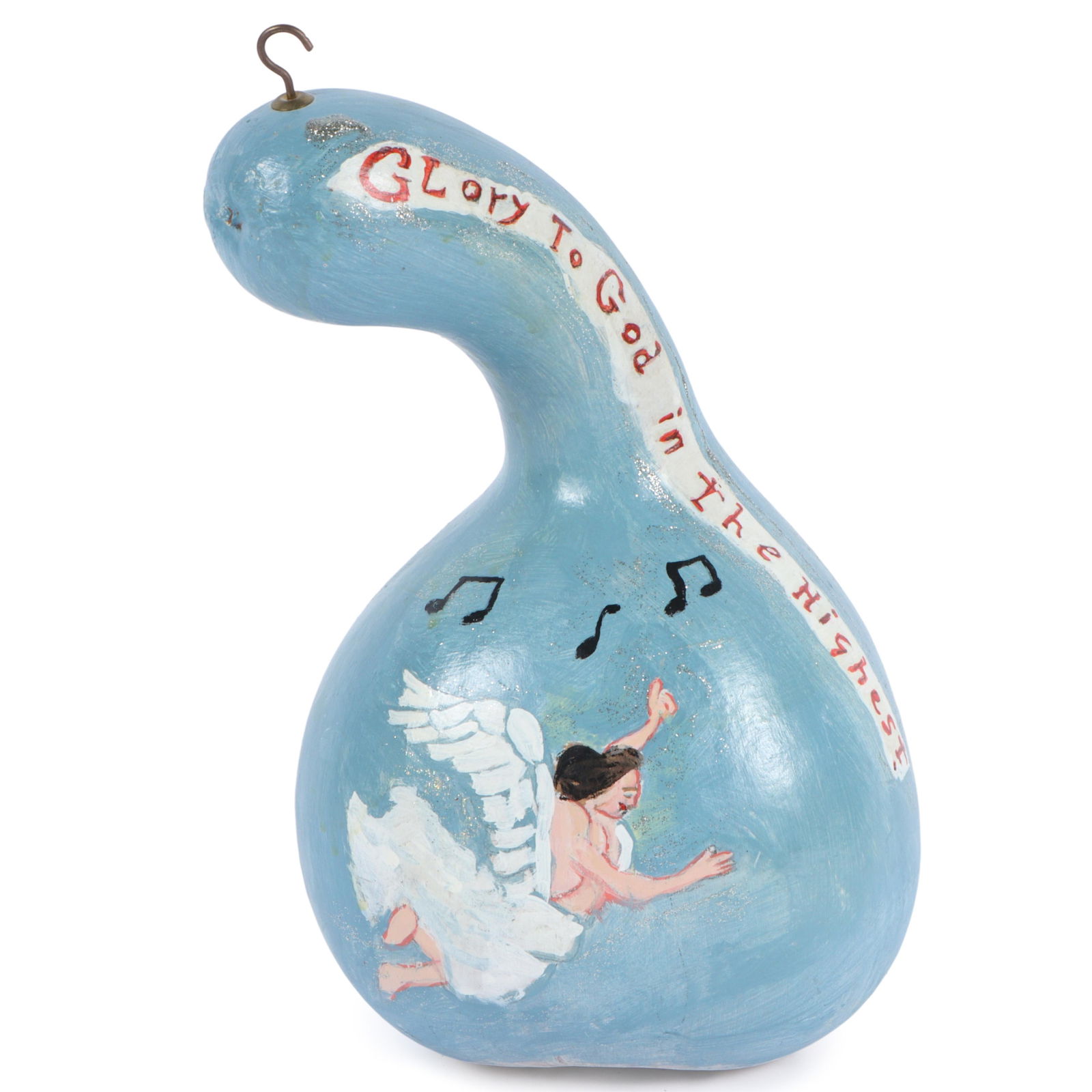 Myrtice West, Alabama (1923-2010), Folk / Outsider art Angel and baby Jesus Nativity scene, 1993, (1 of 11)