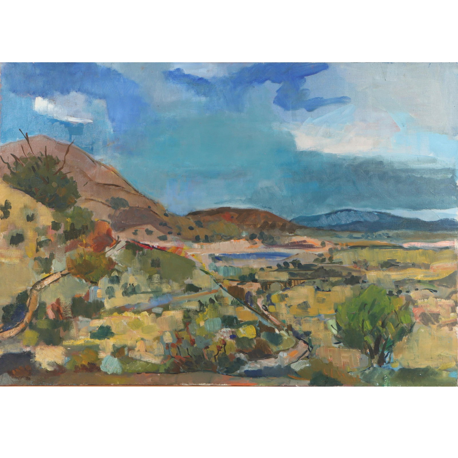 George McCullough, Indiana (1937 - 2005), Owens Valley, CA, oil on canvas, 29 3/4"H x (1 of 16)